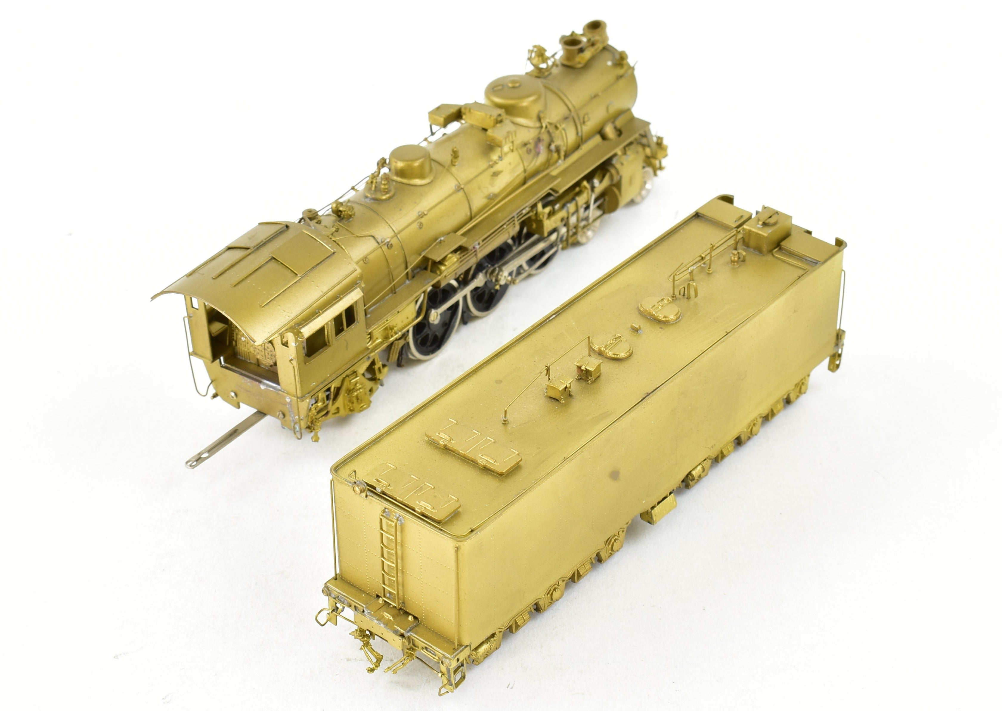 HO Scale Brass ATSF - Santa Fe 3400 4-6-2 Pacific Locomotive by Key Imports