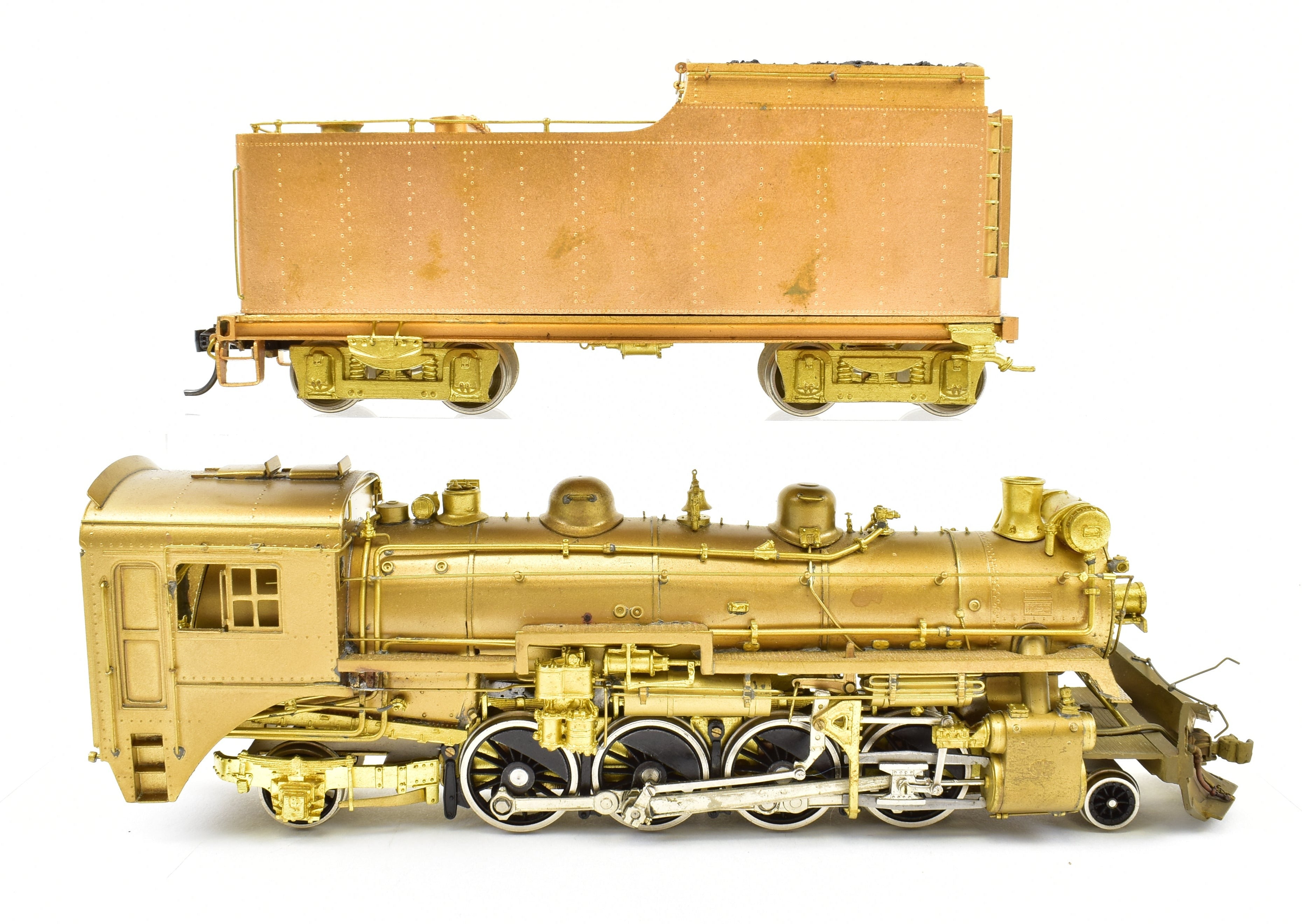 HO Scale Brass Model Train - Van Hobbies CPR Canadian Pacific Railway 2-8-2 P-1d, e Mikado First Run Tender Model