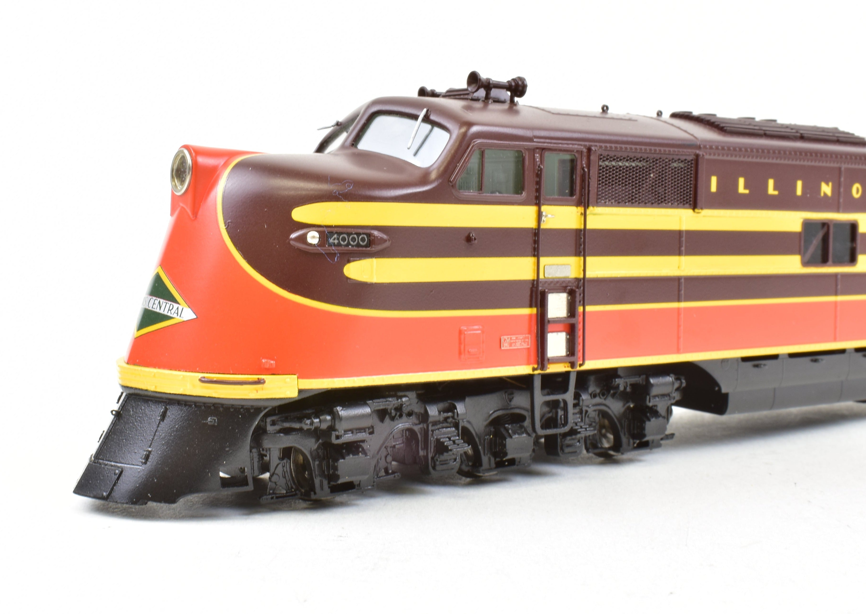 HO Brass Railway Classics IC - 1943 Illinois Central EMD E6 A-Unit City of Miami FP #4000