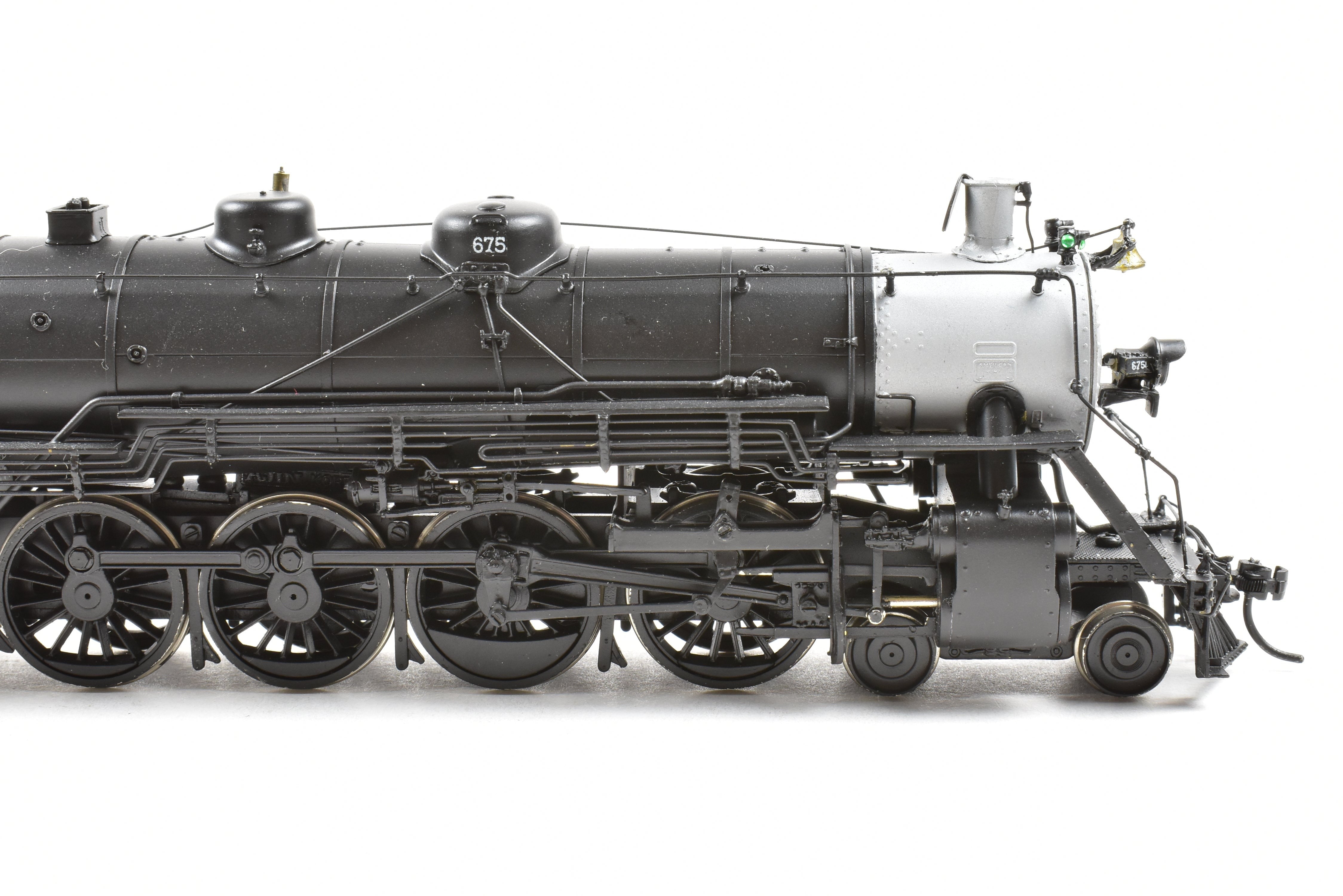 HO Scale Brass Model Steam Locomotive - Overland Models, Inc. OMI SSW - Cotton Belt LO 4-8-2 Mountain Professionally Painted