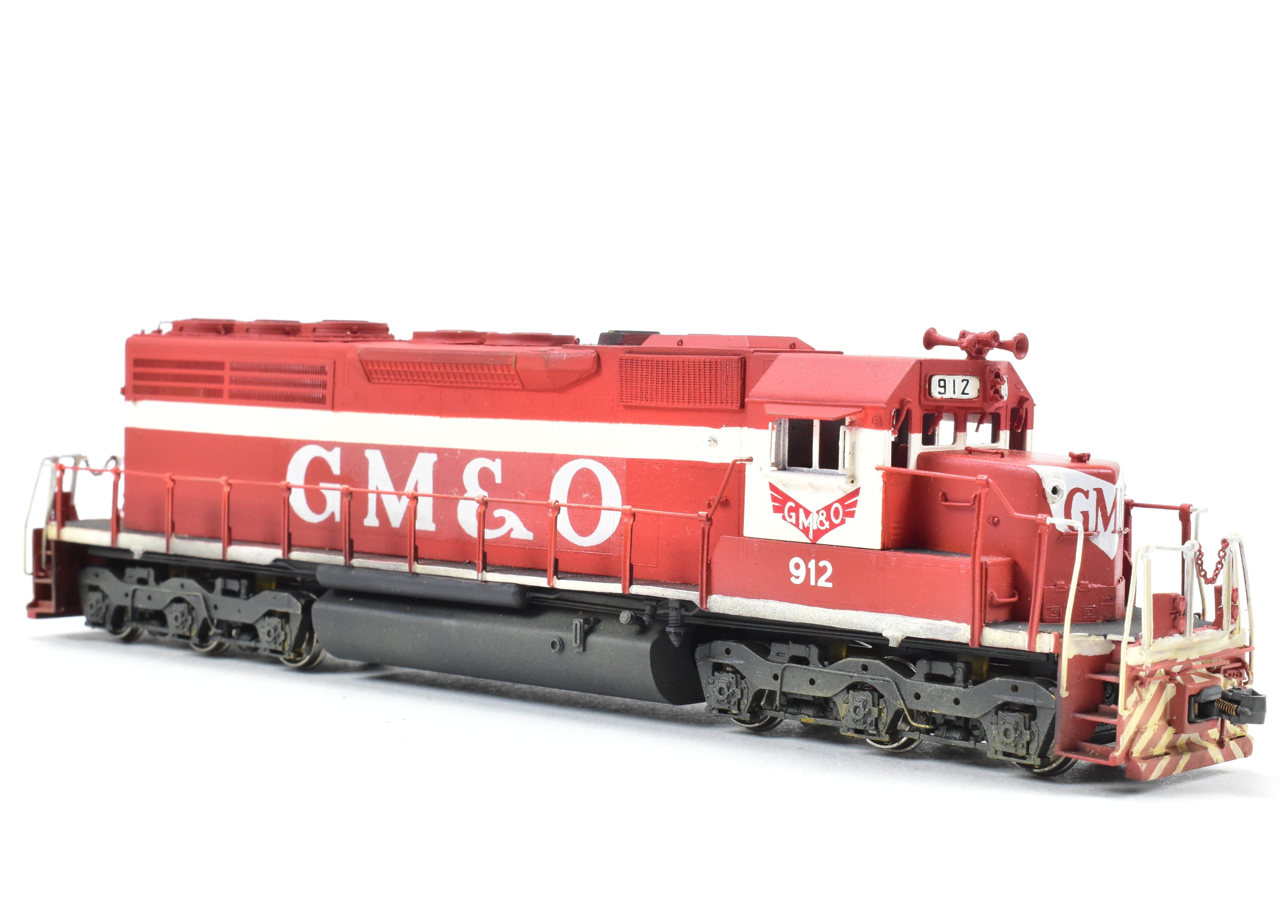 HO Scale Brass GM&O EMD SD40 C/P No. 912 by Overland Models w/ Light Weathering