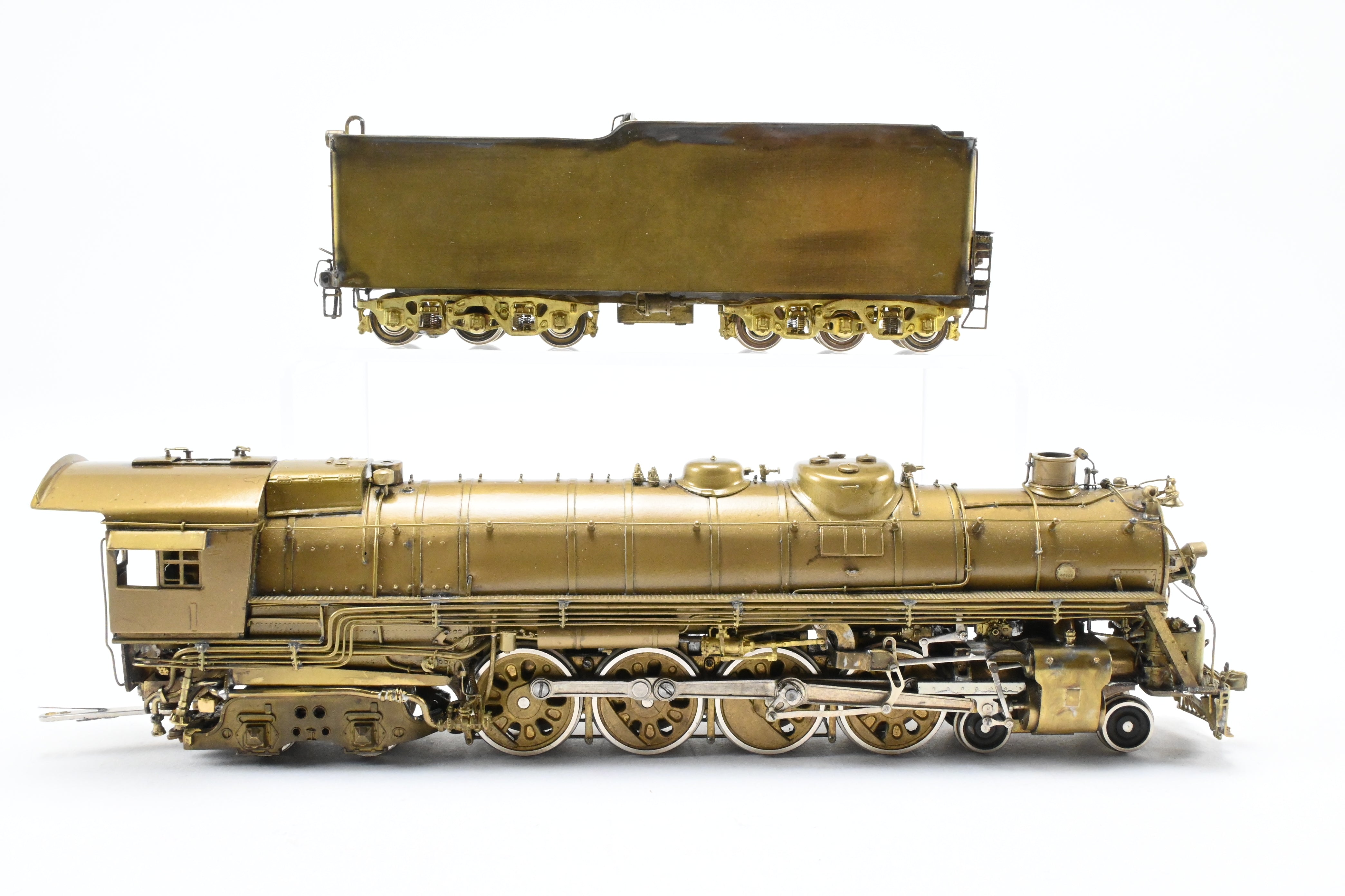 HO Scale Brass Hallmark Models SLSF - Frisco 4500 Class Dual Service Series 4-8-4 Custom Model Engine Driven by Joe G. Collias