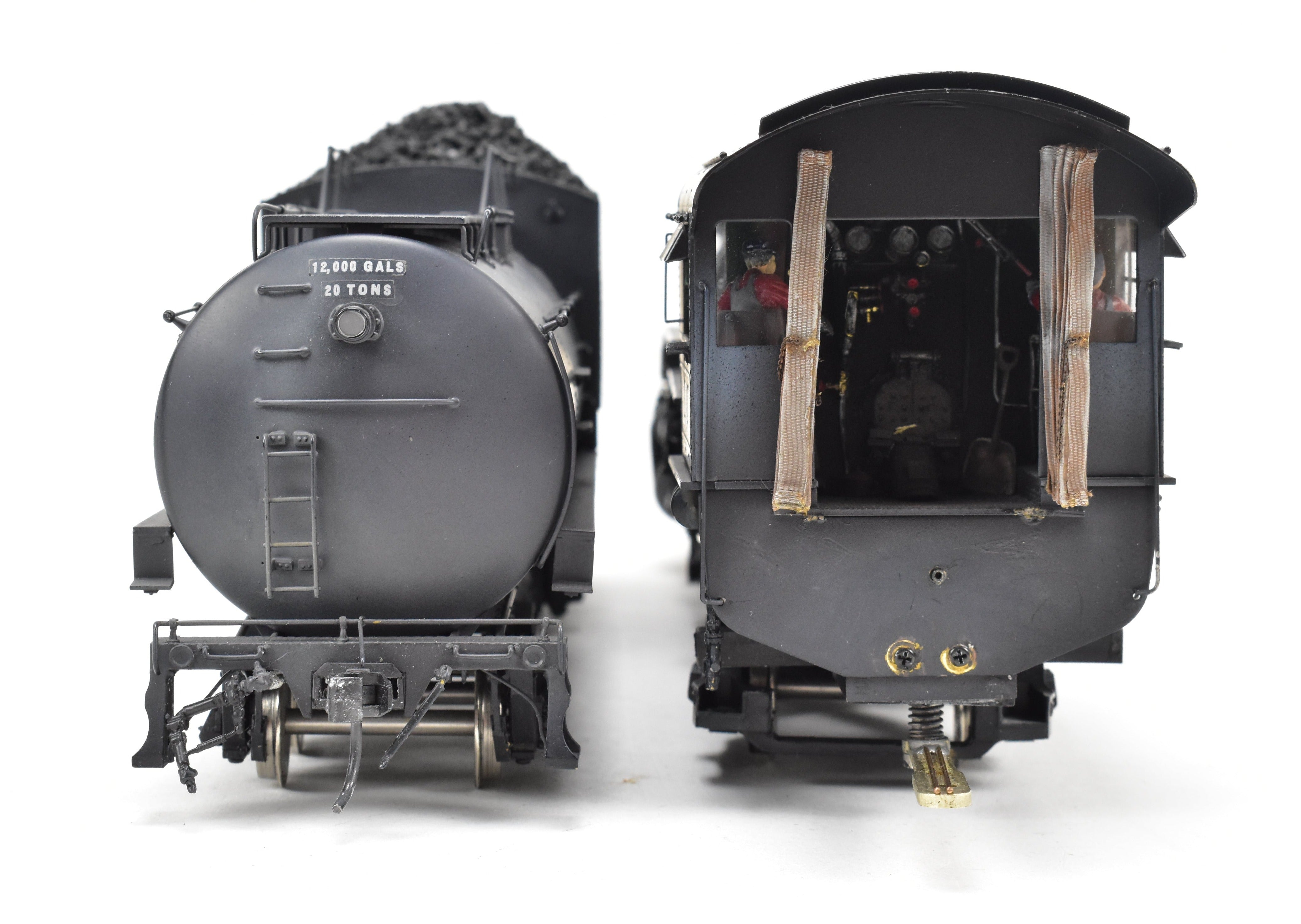 O Scale Brass Model Train - Pecos River Brass Great Northern Class P - 2 4 - 8 - 2 Mountain Steam Locomotive, Black, No. 2519