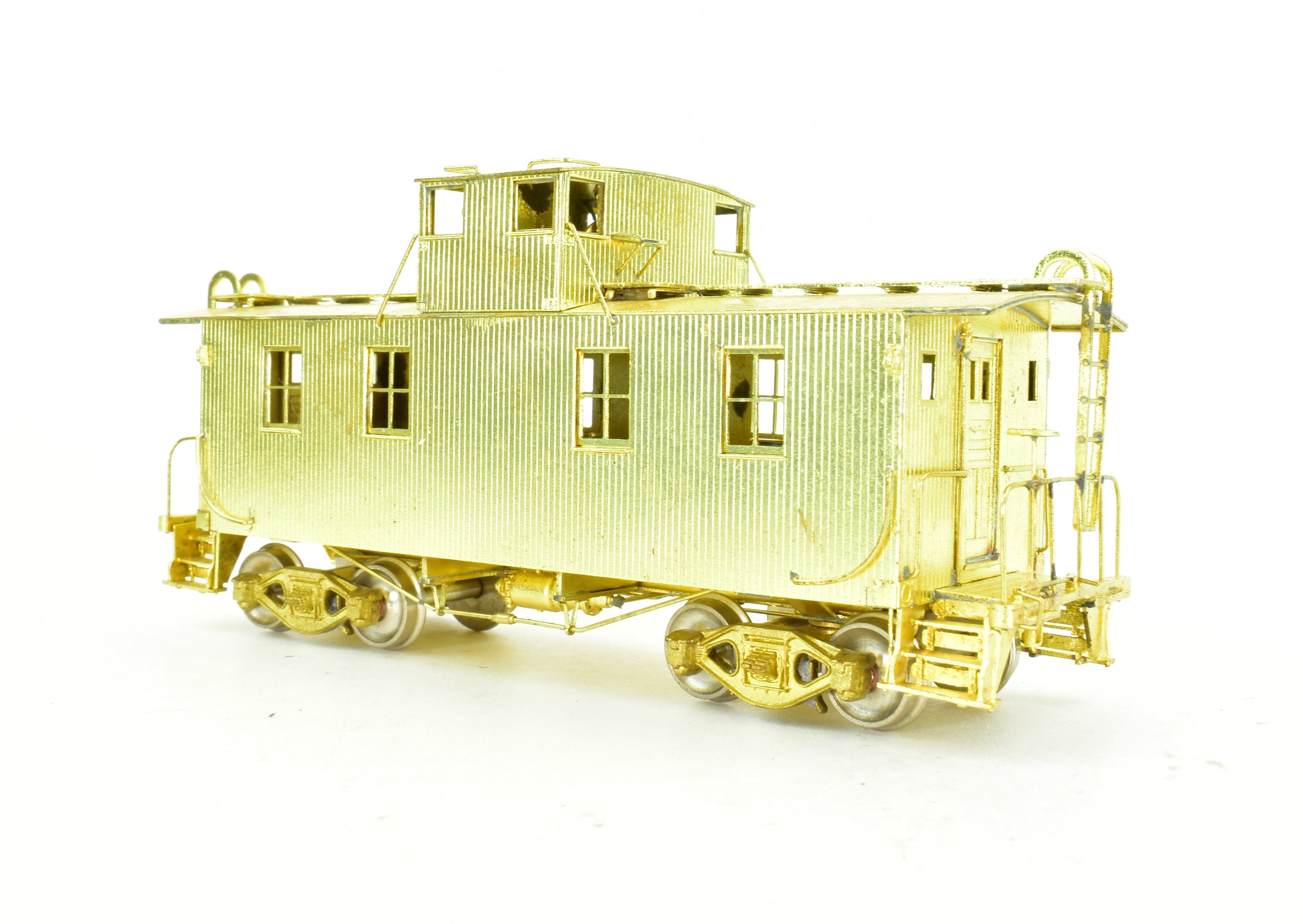 HO Scale Brass Alco NYC - New York Central 28' Wide Cupola Wood Caboose Model