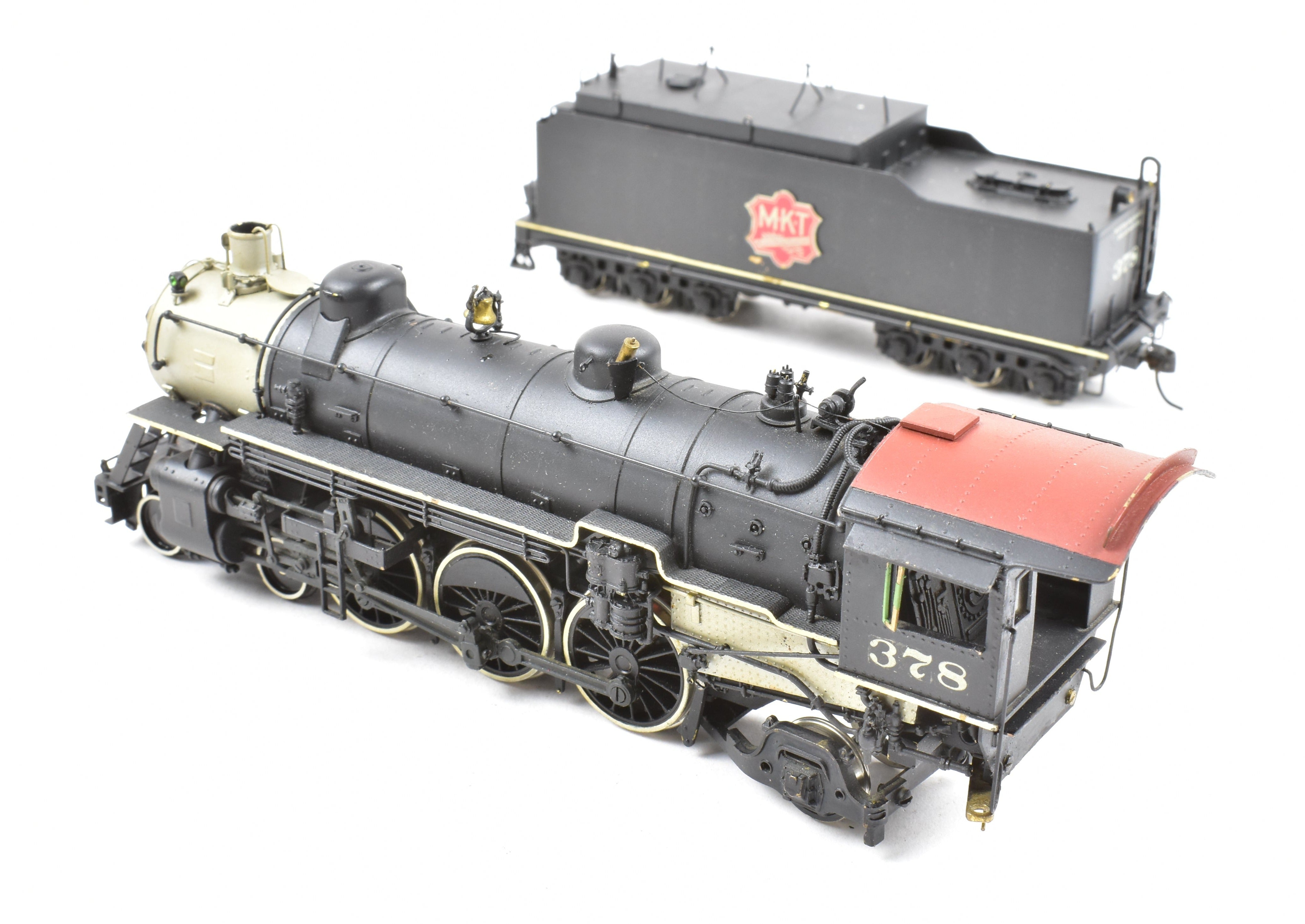 Custom Painted HO Brass Hallmark Models MKT Missouri Kansas Texas 4-6-2 H-3A Pacific #378