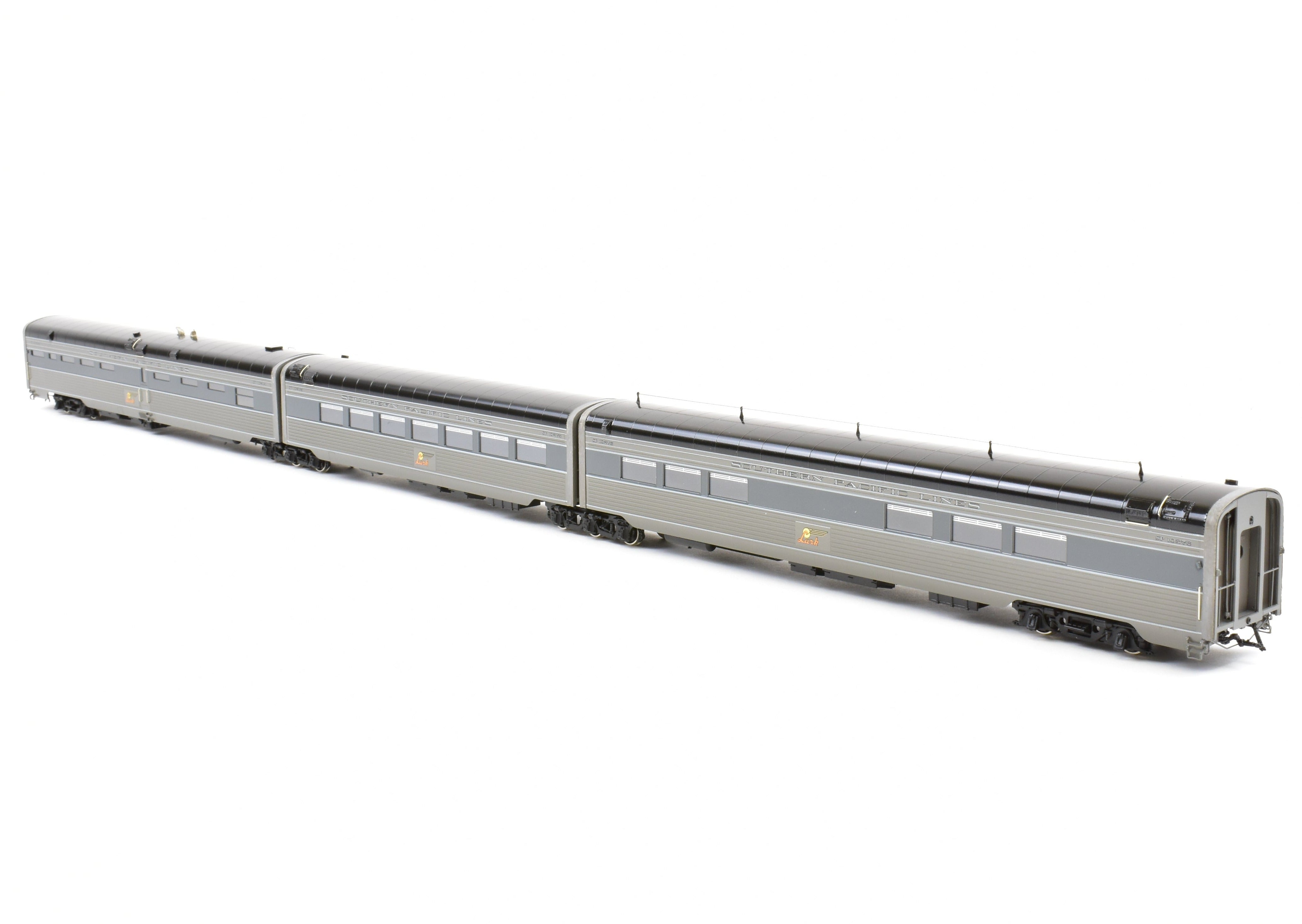 HO Scale Brass Model Train Set - Challenger Imports SP Southern Pacific 1941 Lark 9 - Car Collection Featuring Various Car Types