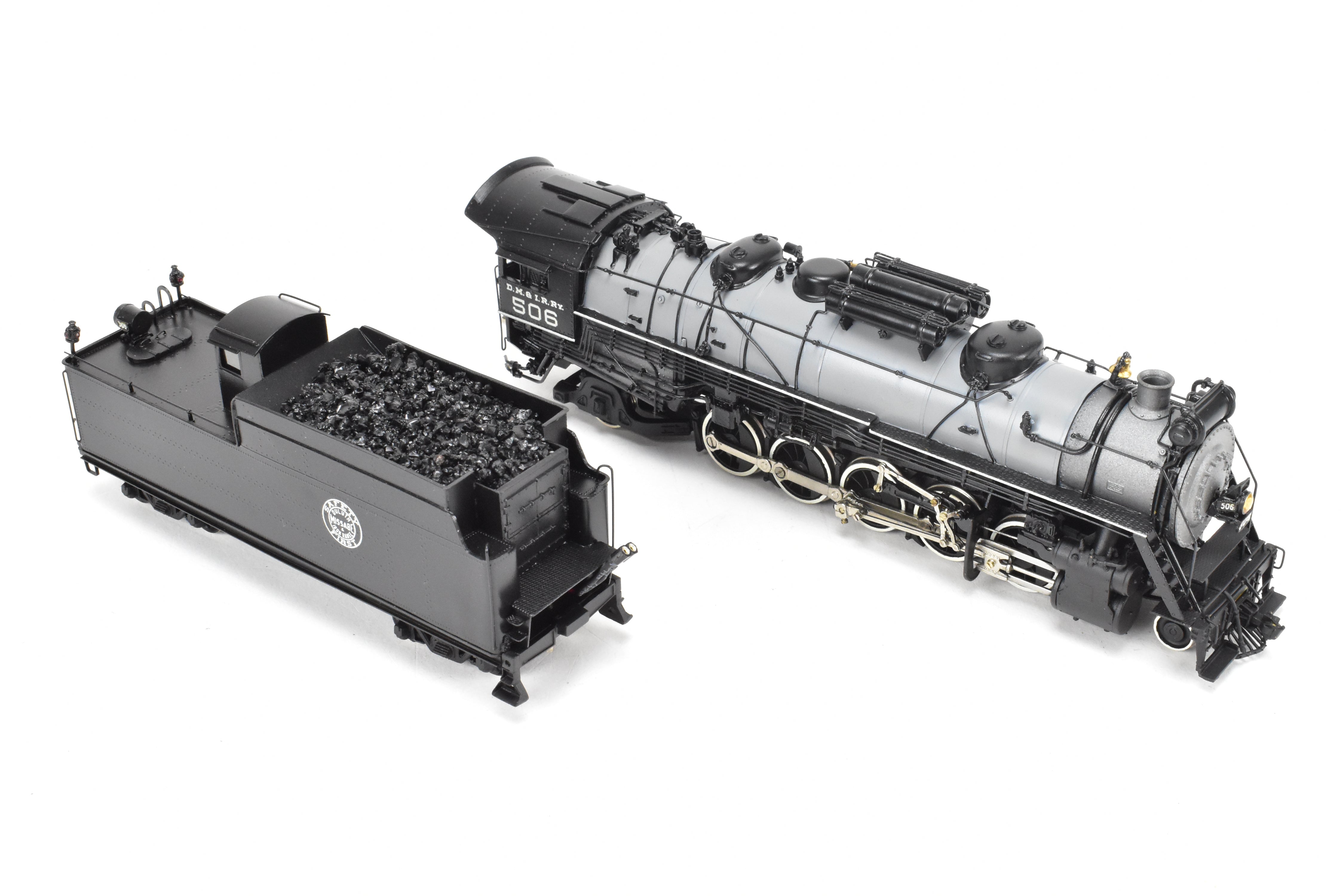 HO Scale Brass Key Imports DM&IR 2-10-2 Santa Fe Class E-1 Pro Painted Locomotive No. 506