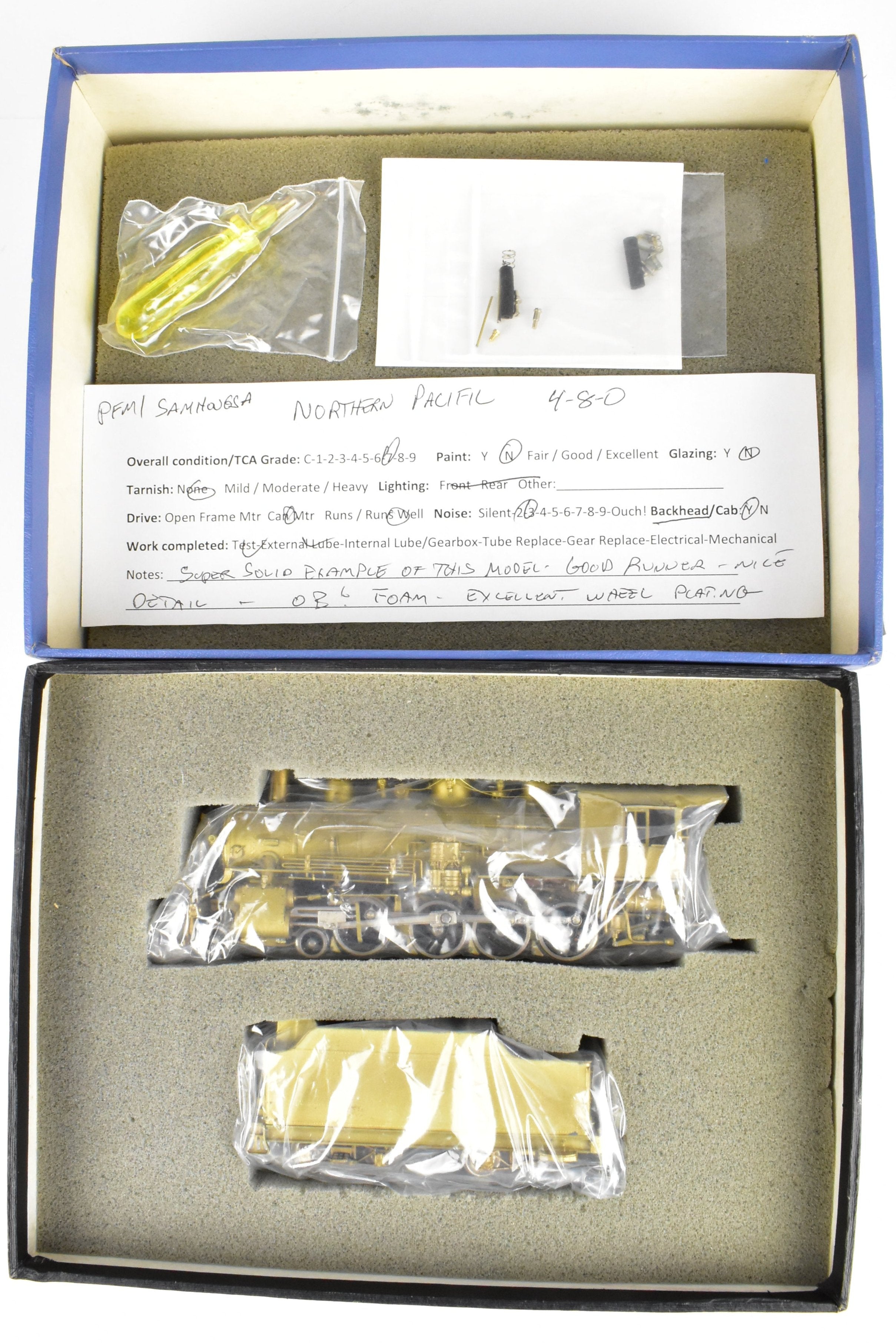 HO Scale Brass Samhongsa Northern Pacific Class X 4-8-0 Mastodon PFM Model