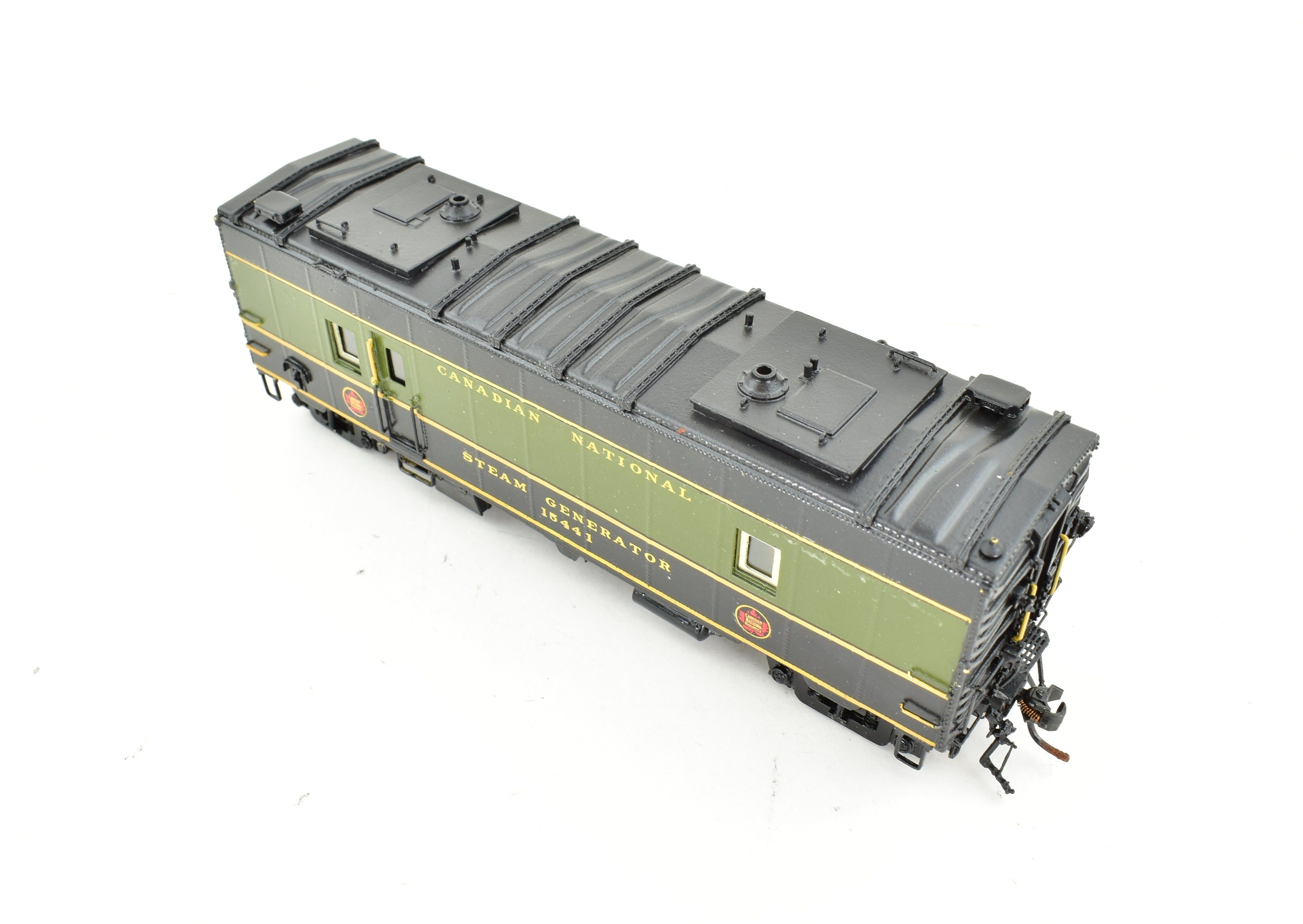 HO Scale Brass OMI - Overland Models, Inc. Custom - Painted Steam Heater Car for Canadian National Railway (CNR)