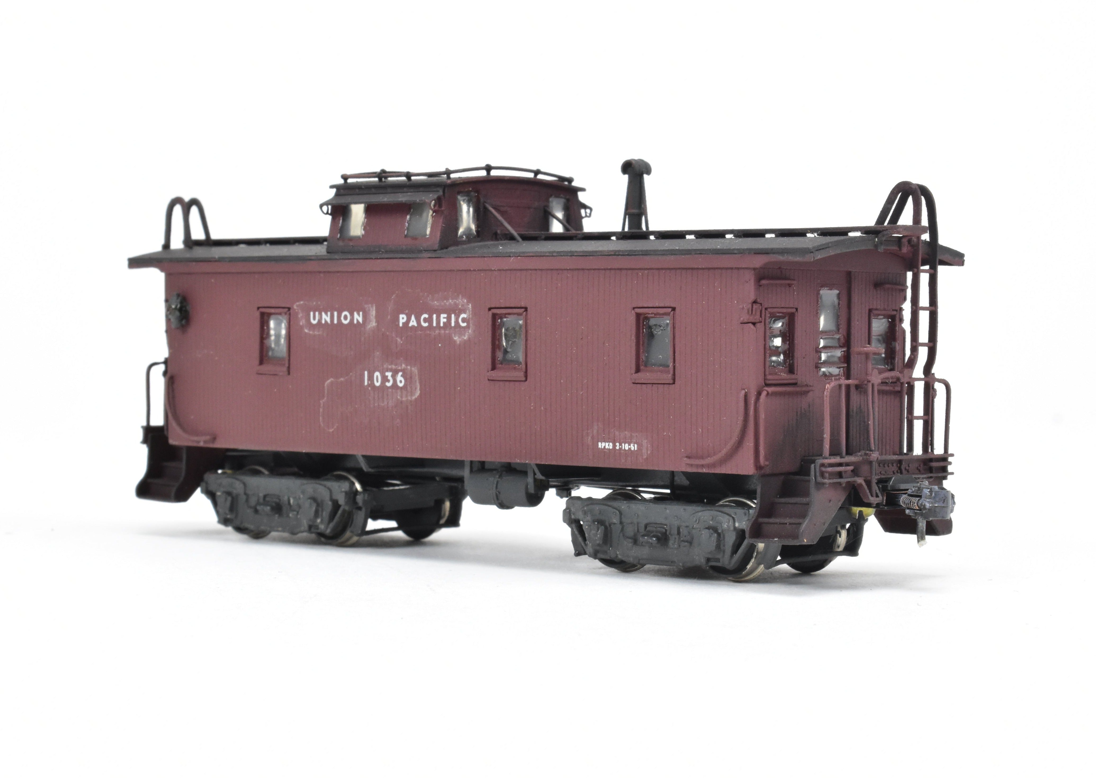 HO Brass OMI UP Union Pacific CA-1 Wood Caboose CP #1036 by Overland Models