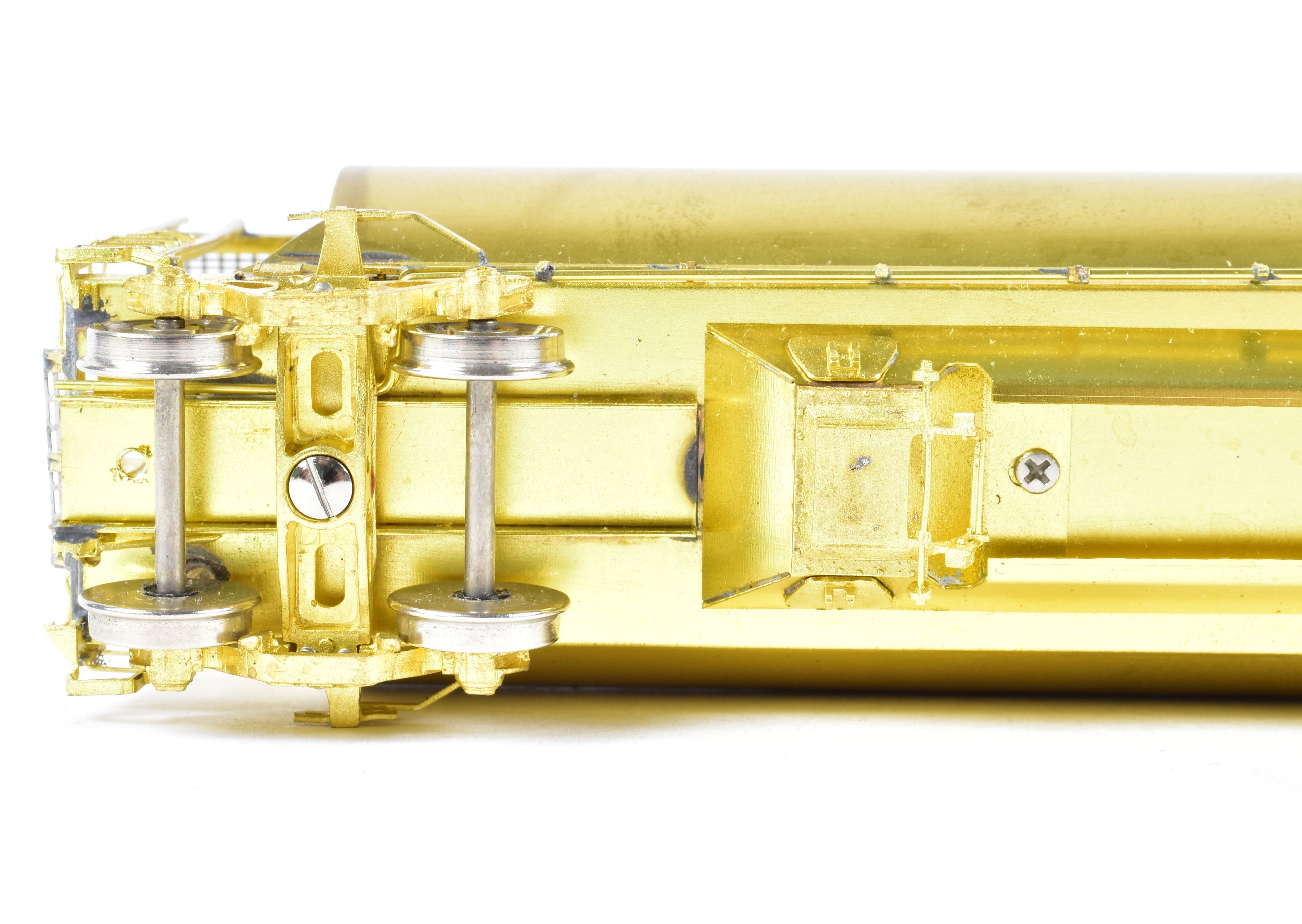 HO Scale Brass 2-Bay ACF Cylindrical Hopper Model by Overland Models, Inc. (OMI) for Central Railroad of New Jersey (CNJ) or Conrail (CR)