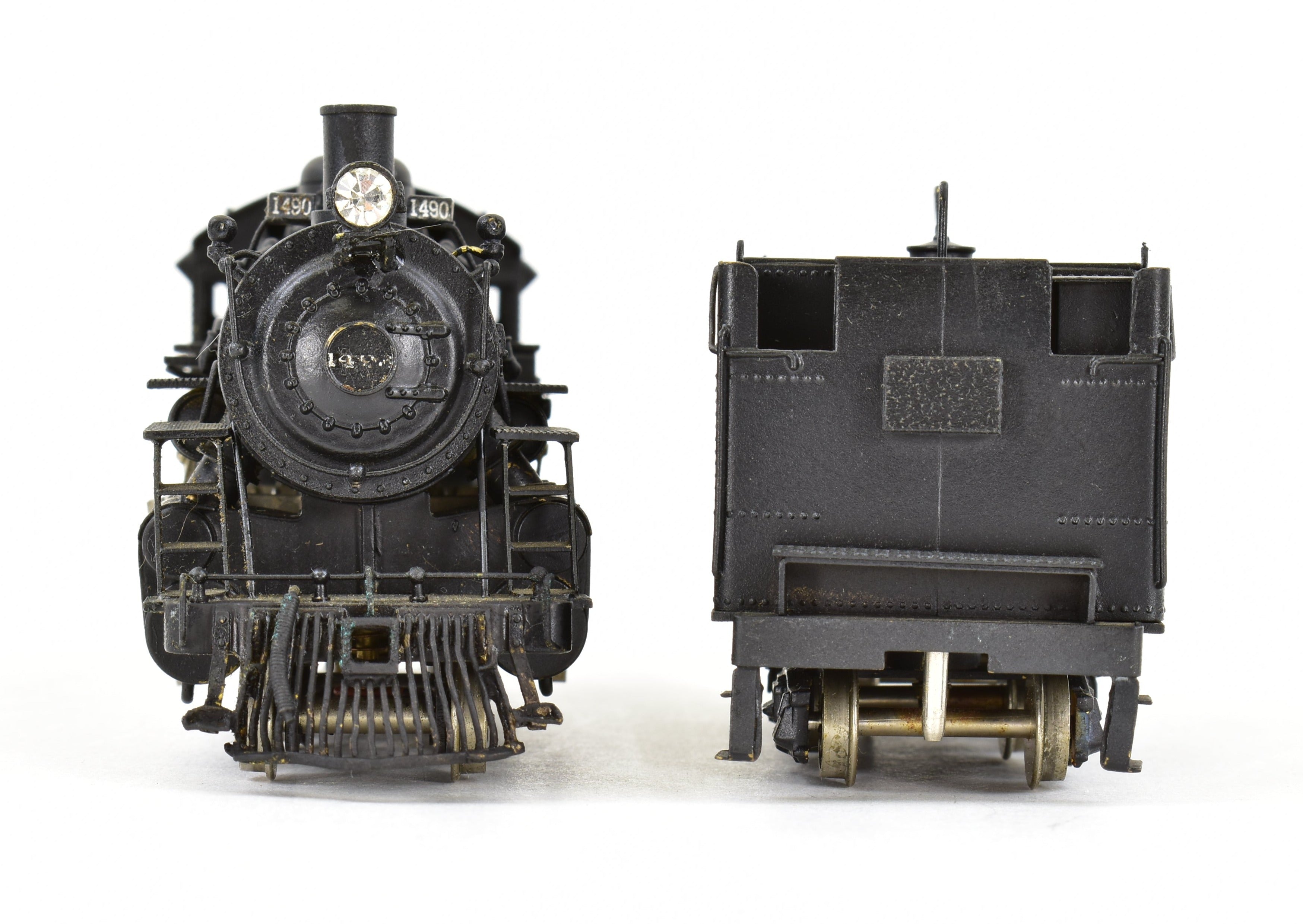 HO Brass Balboa ATSF Santa Fe 1480 Class 4-4-2 Atlantic Locomotive CP #1490
