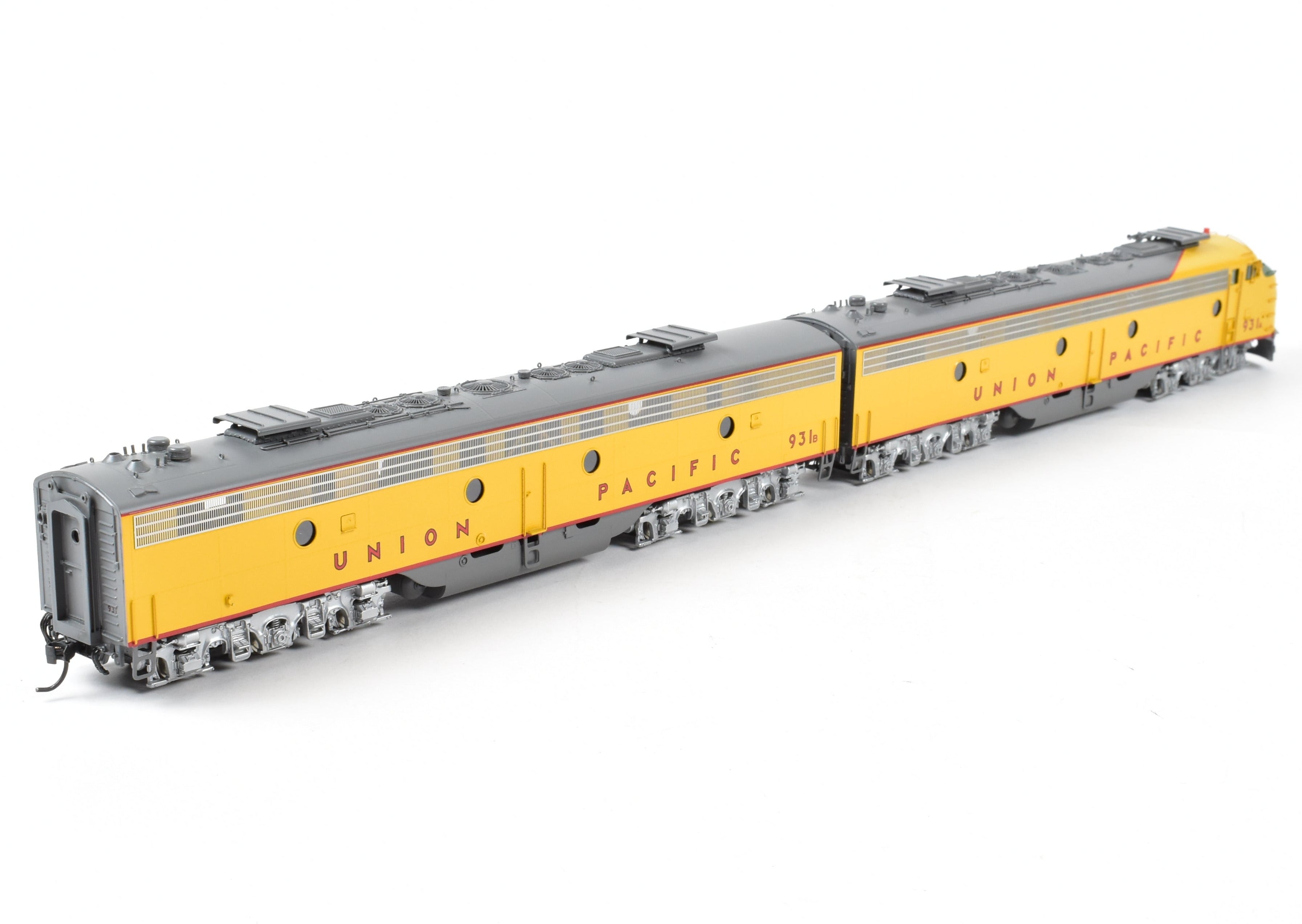 HO Scale Brass Union Pacific EMD E8 A/B Set Model Train - Challenger Imports Premium Collection