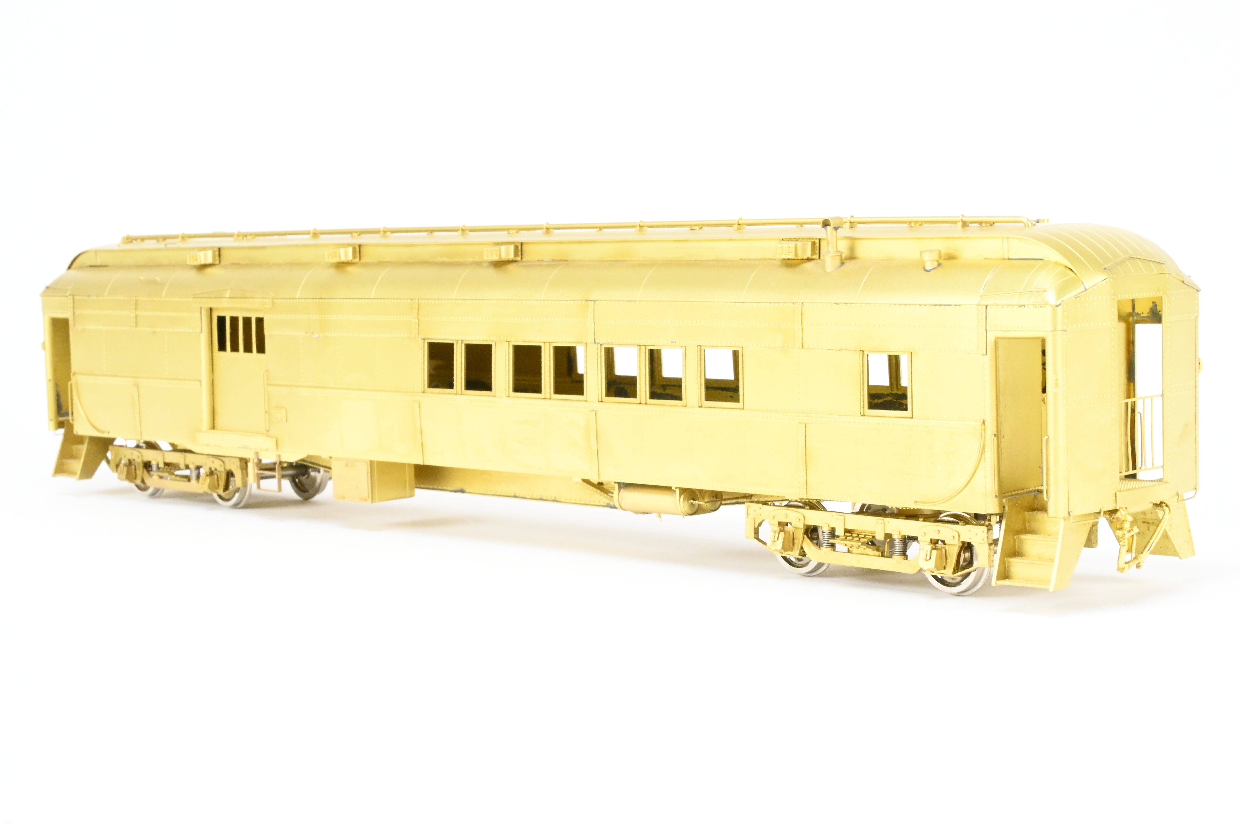 O Scale Oriental Limited Great Northern HW Combine and Caboose Model Set (557 - 586) - High - Quality Brass Collectible