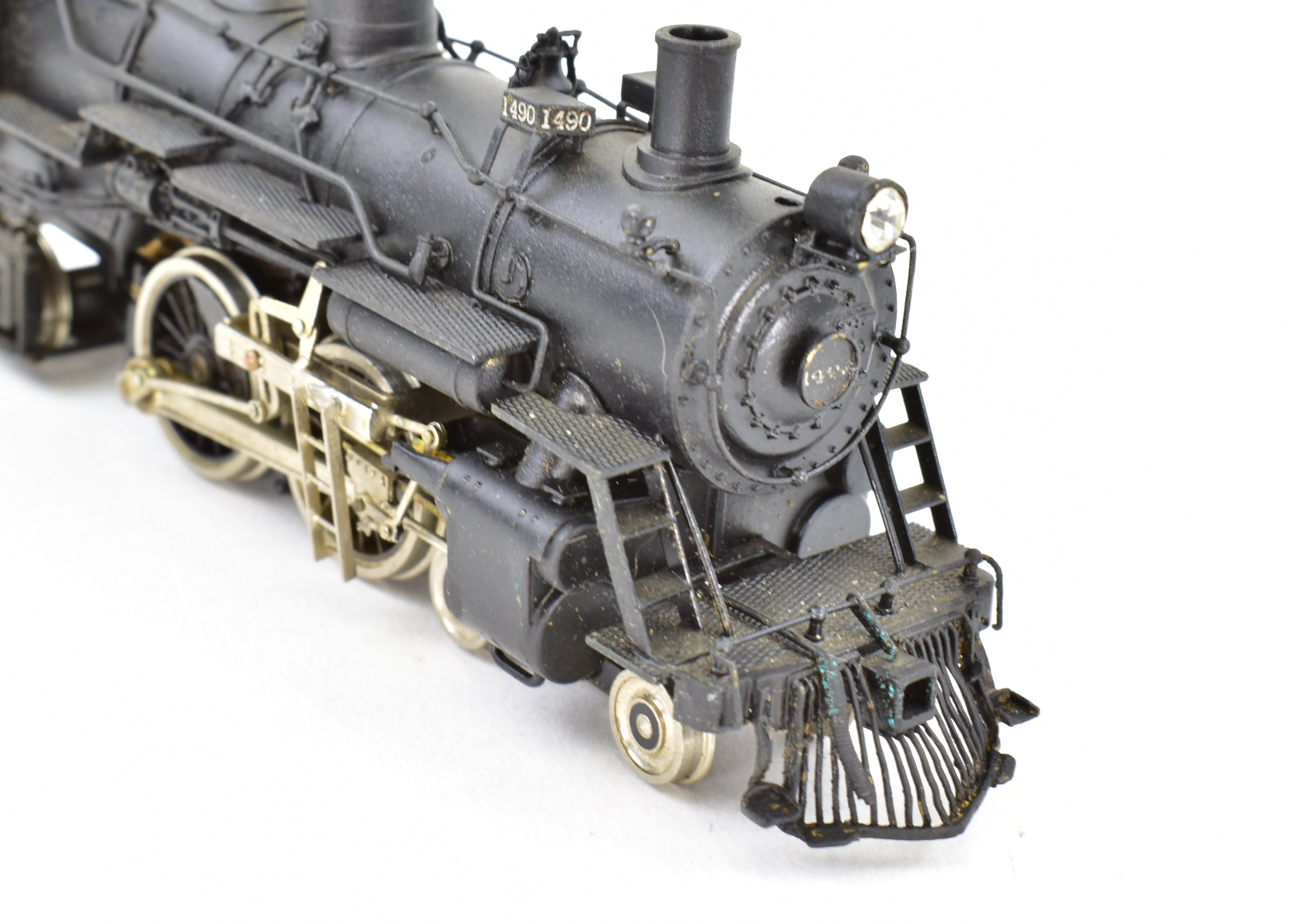 HO Brass Balboa ATSF Santa Fe 1480 Class 4-4-2 Atlantic Locomotive CP #1490