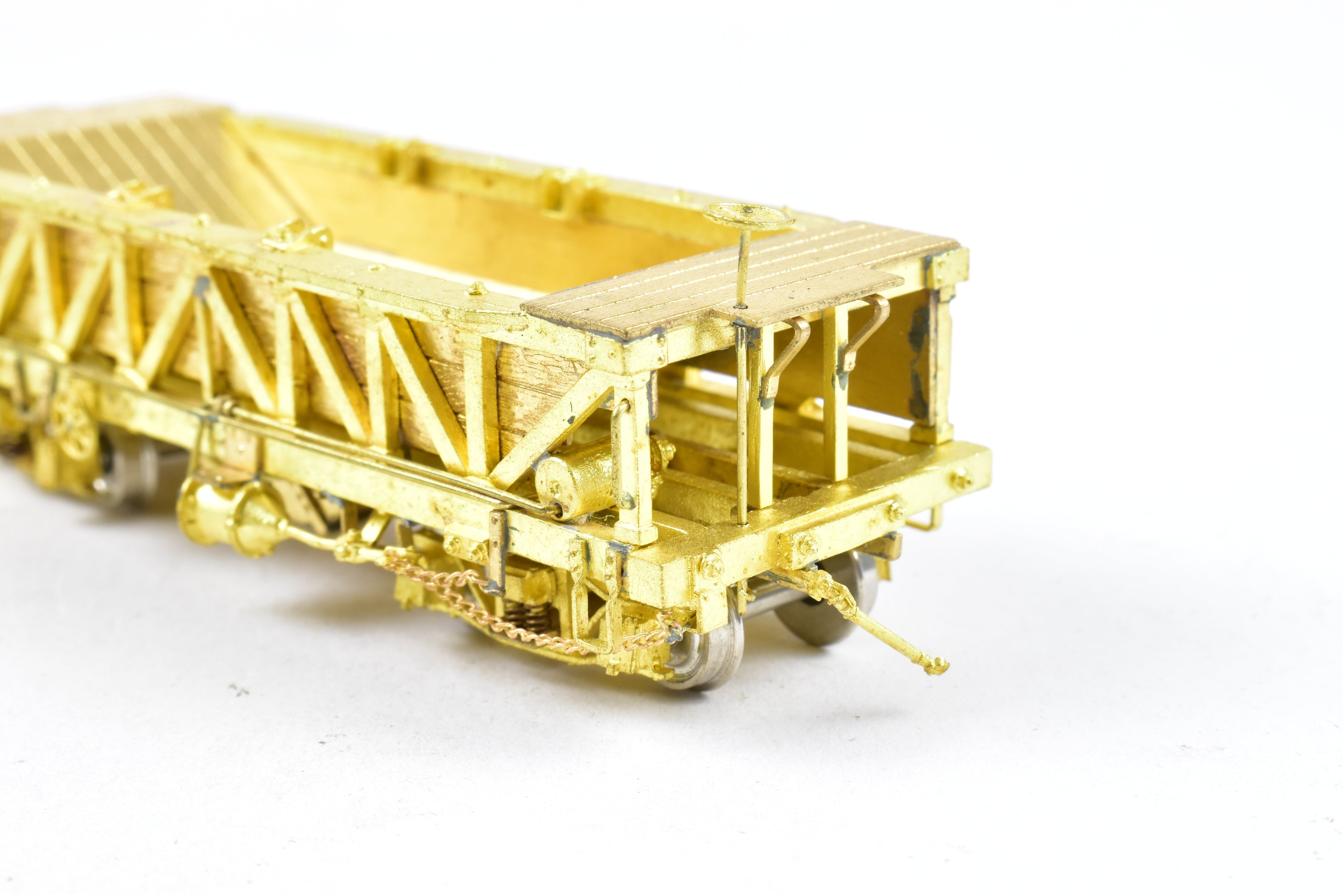 HOn3 Scale Brass OMI - Overland Models, Inc. Rock Car with Sprung Trucks for Various Railroads