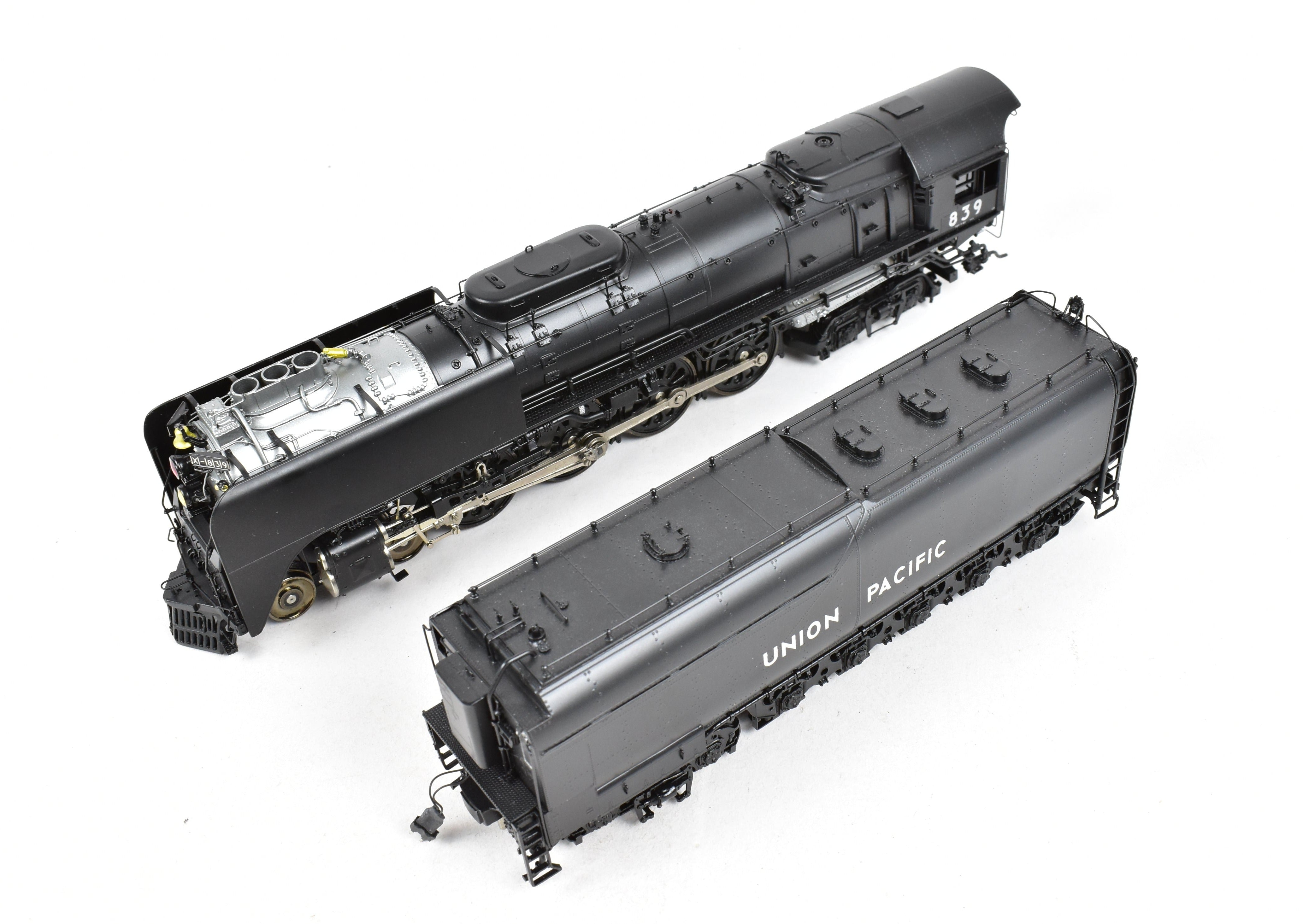 HO Scale Brass UP Union Pacific FEF - 3 4 - 8 - 4 FP No. 839 Triple Stack Model by Overland Models