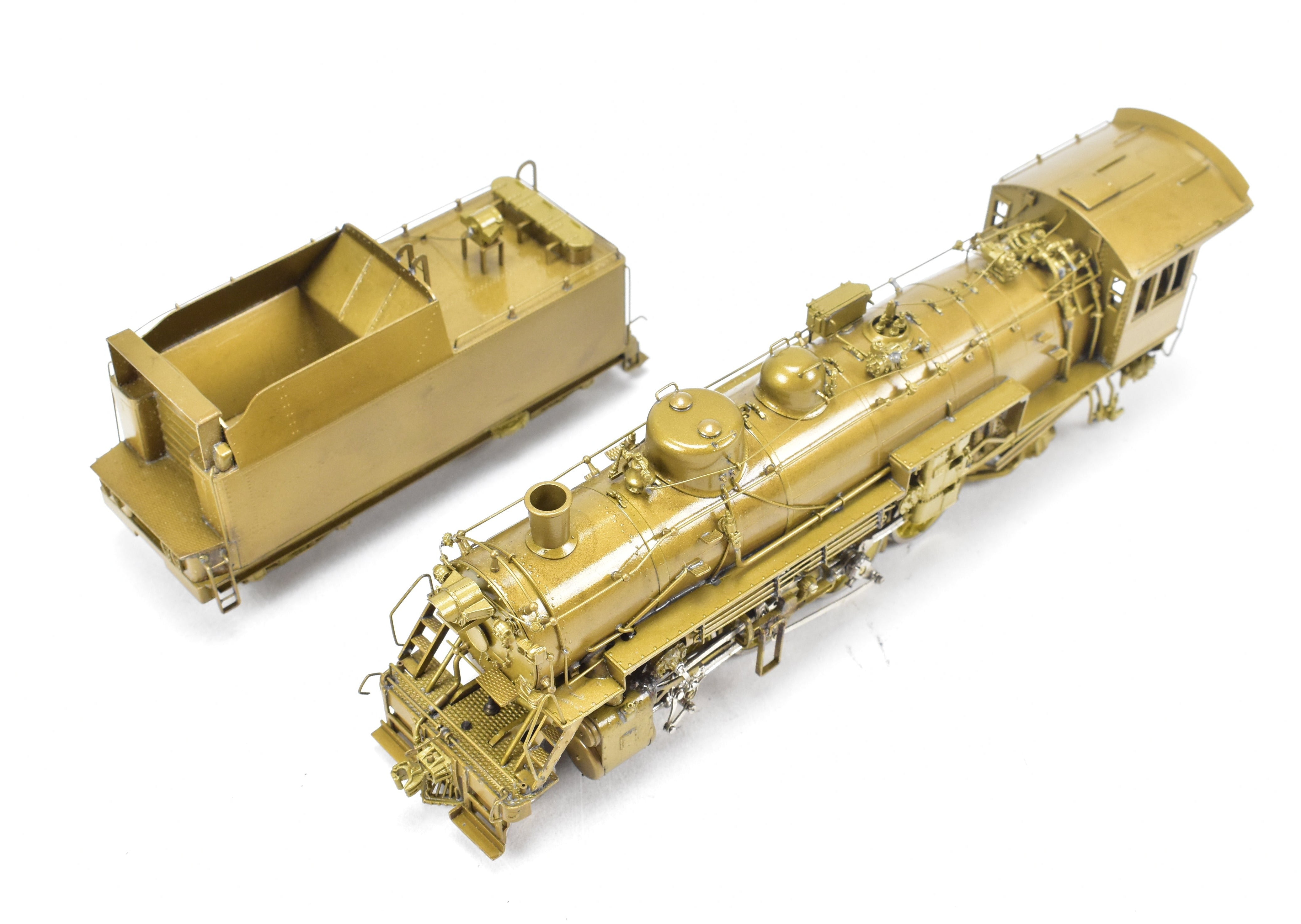HO Scale Brass Model of Oriental Limited CB&Q - Burlington Route O - 1a 2 - 8 - 2 Steam Locomotive