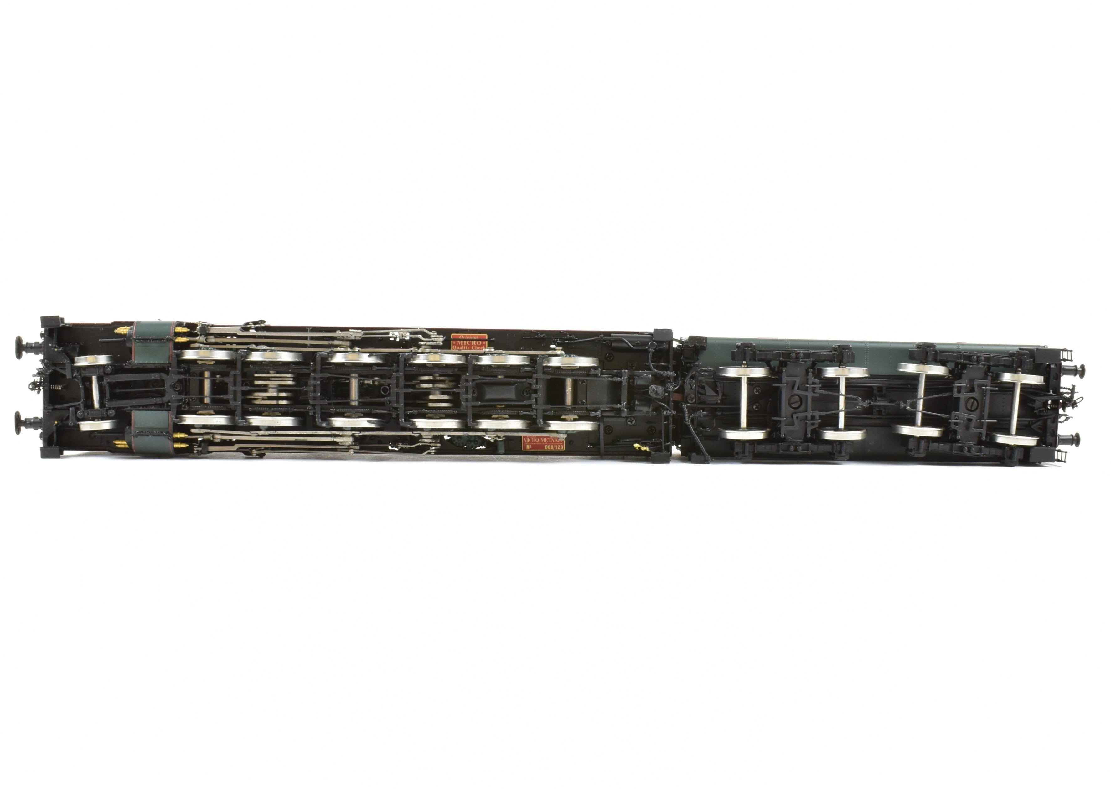 HO Scale Brass Micro - Metakit SNCF 2 - 12 - 0 Heavy Freight 160 - A FP Green Model