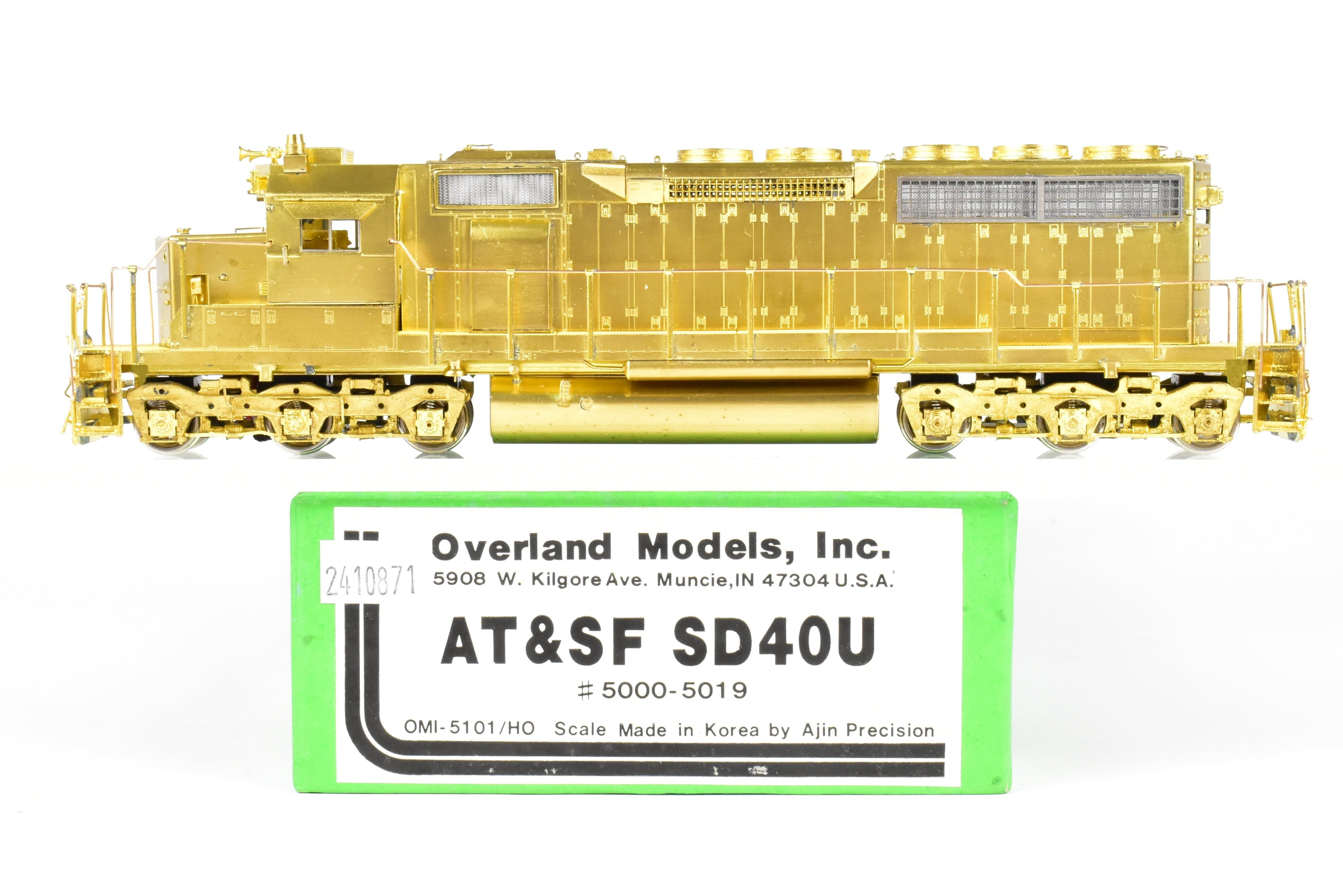 HO Brass ATSF - Santa Fe EMD SD40U #5000 - 5019 by Overland Models Inc.