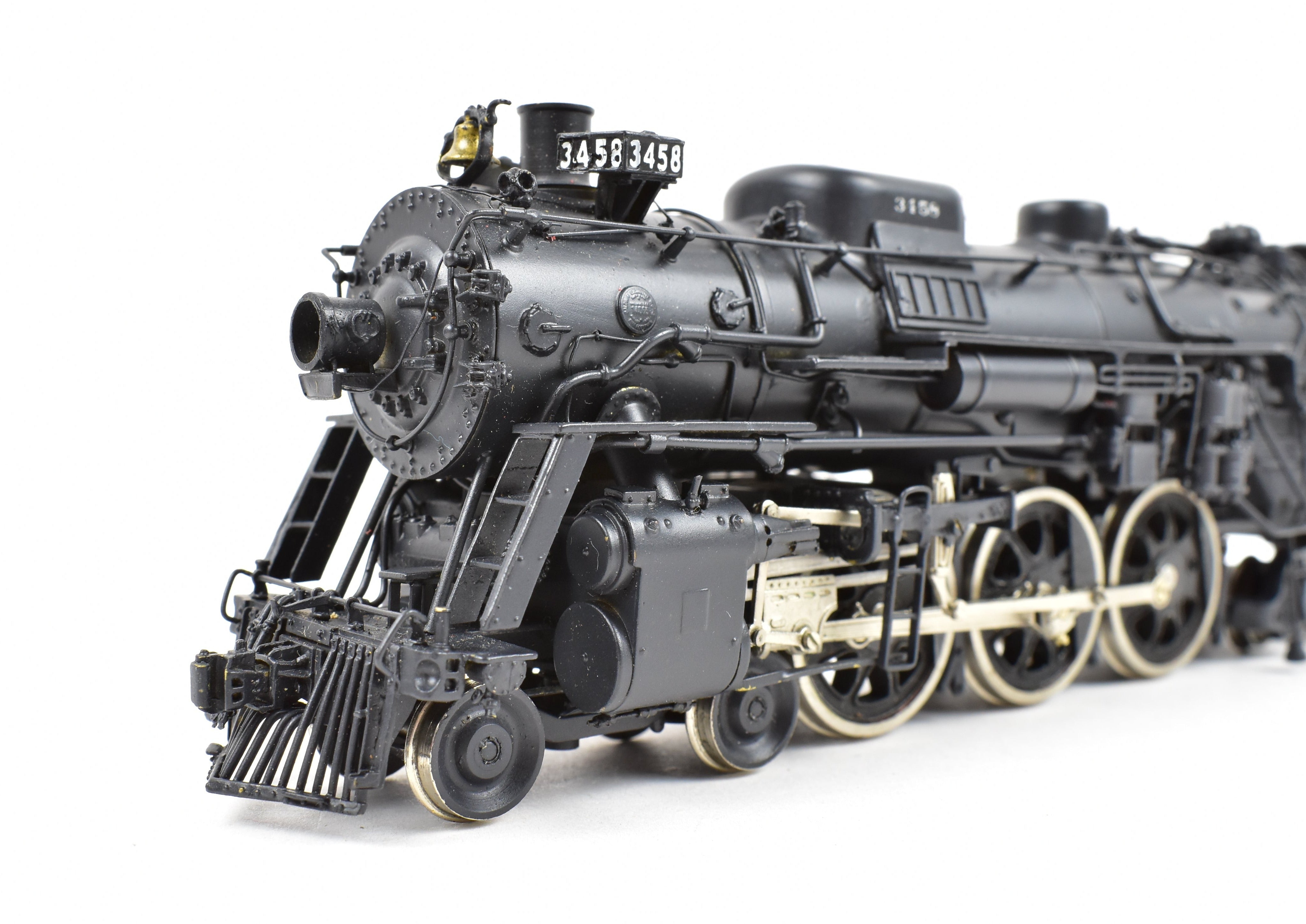 HO Brass Key Imports ATSF Santa Fe 3450 Class 4-6-4 Modernized Custom Painted Locomotive No. 3458