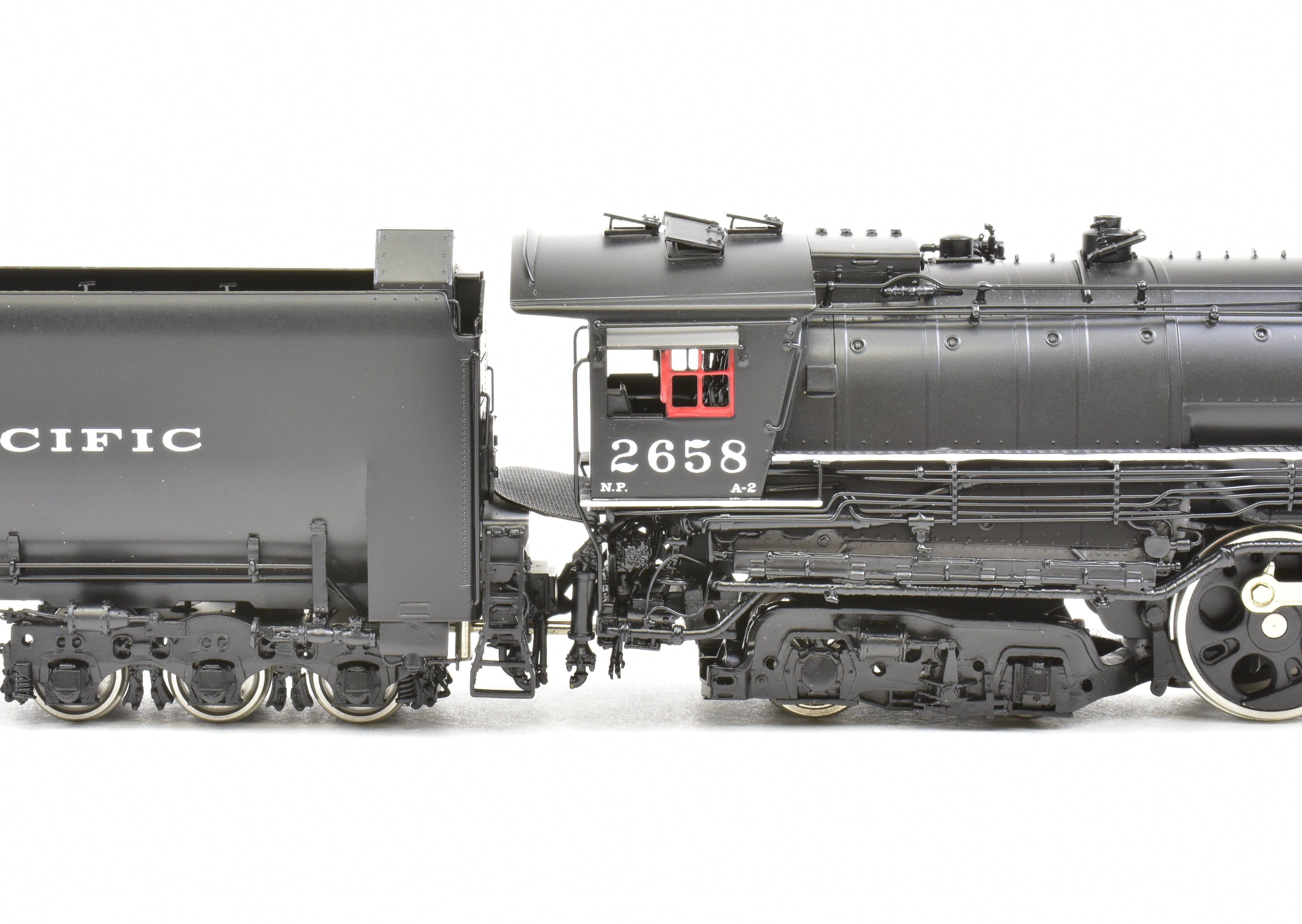 HO Scale Brass W&R Enterprises NP Northern Pacific A-2 4-8-4 Locomotive #2658