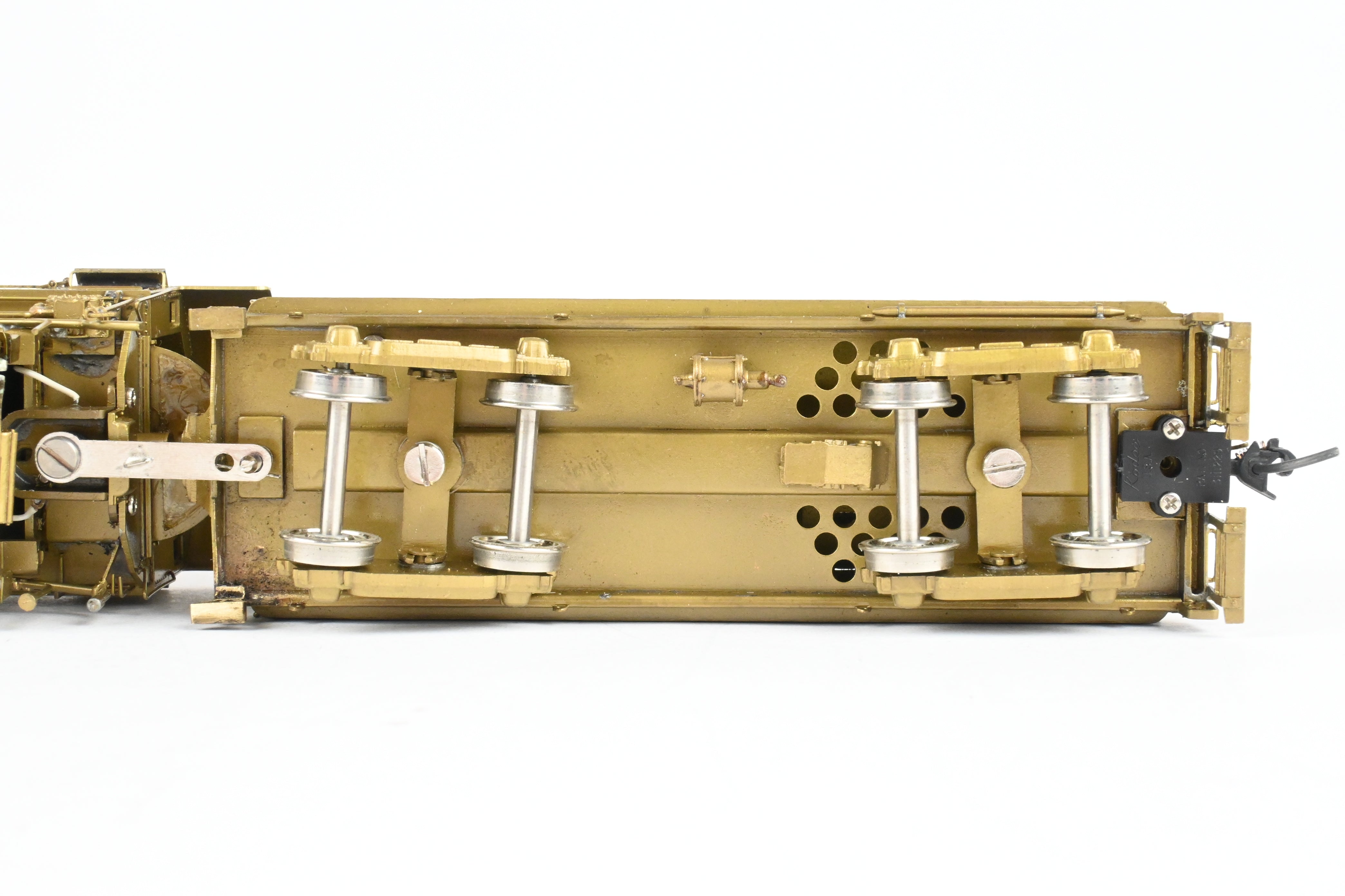High - Quality HO Scale Brass Key Imported Steam Locomotive from NYC - New York Central #1594 H - 5s Class 2 - 8 - 2 Mikado Model