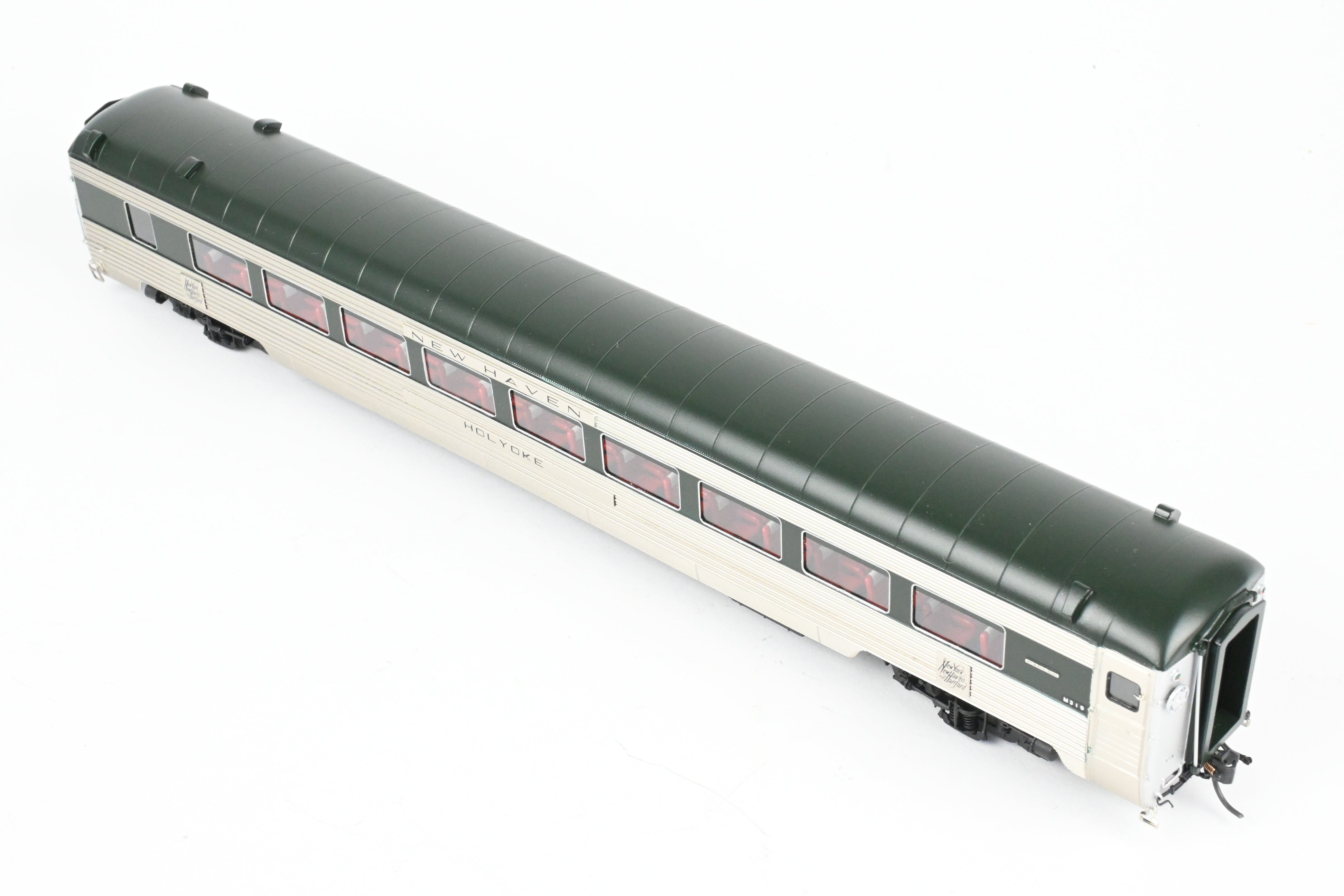 HO Scale Brass Model Railway Classics New Haven City Series Parlor Car - FP Holyoke No. 319, 1948 Era Merchants Limited Edition