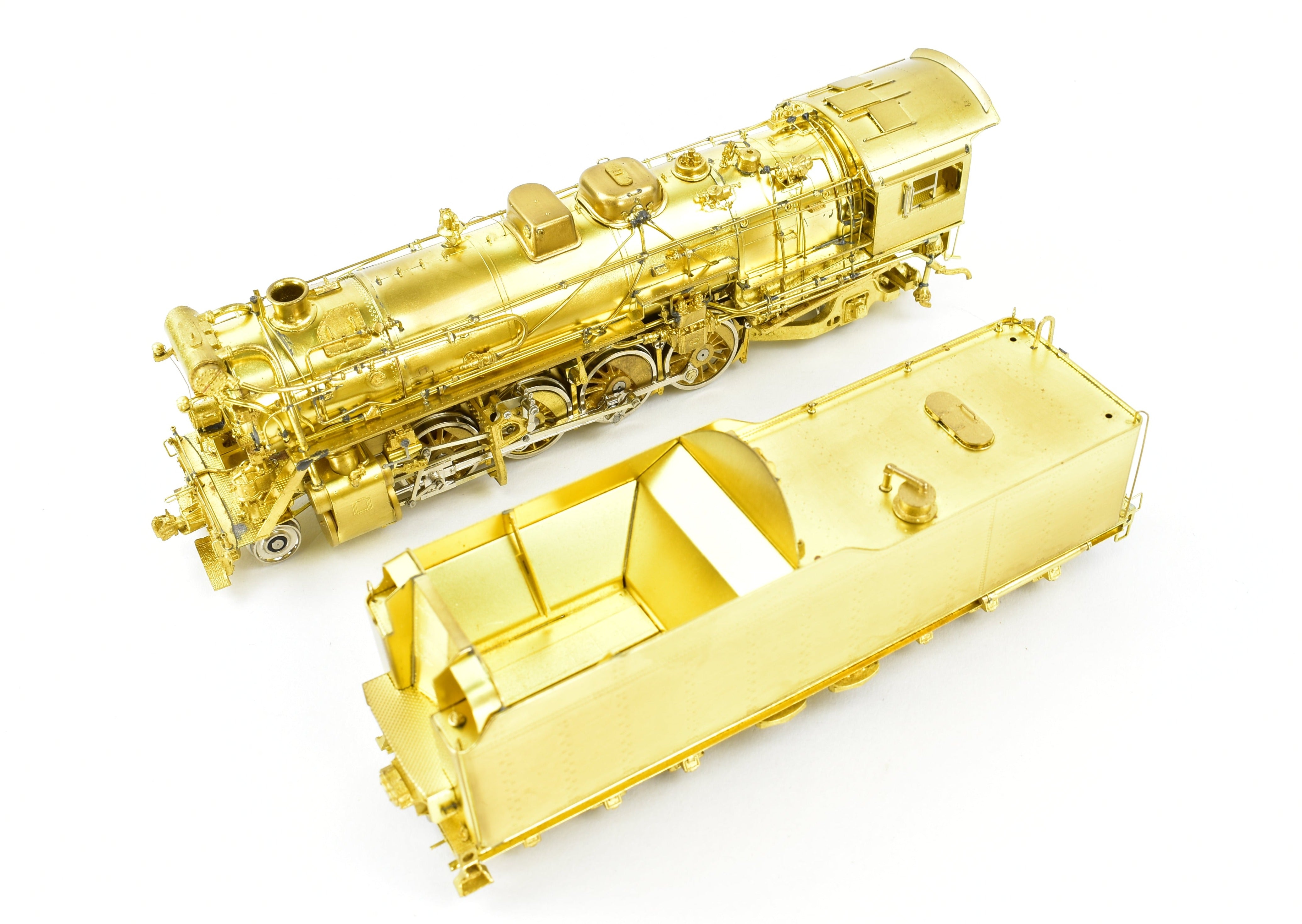 HO Scale Brass OMI - Overland Models New York Central H-10a 2-8-2 Elesco Feed Water Heater Model Train