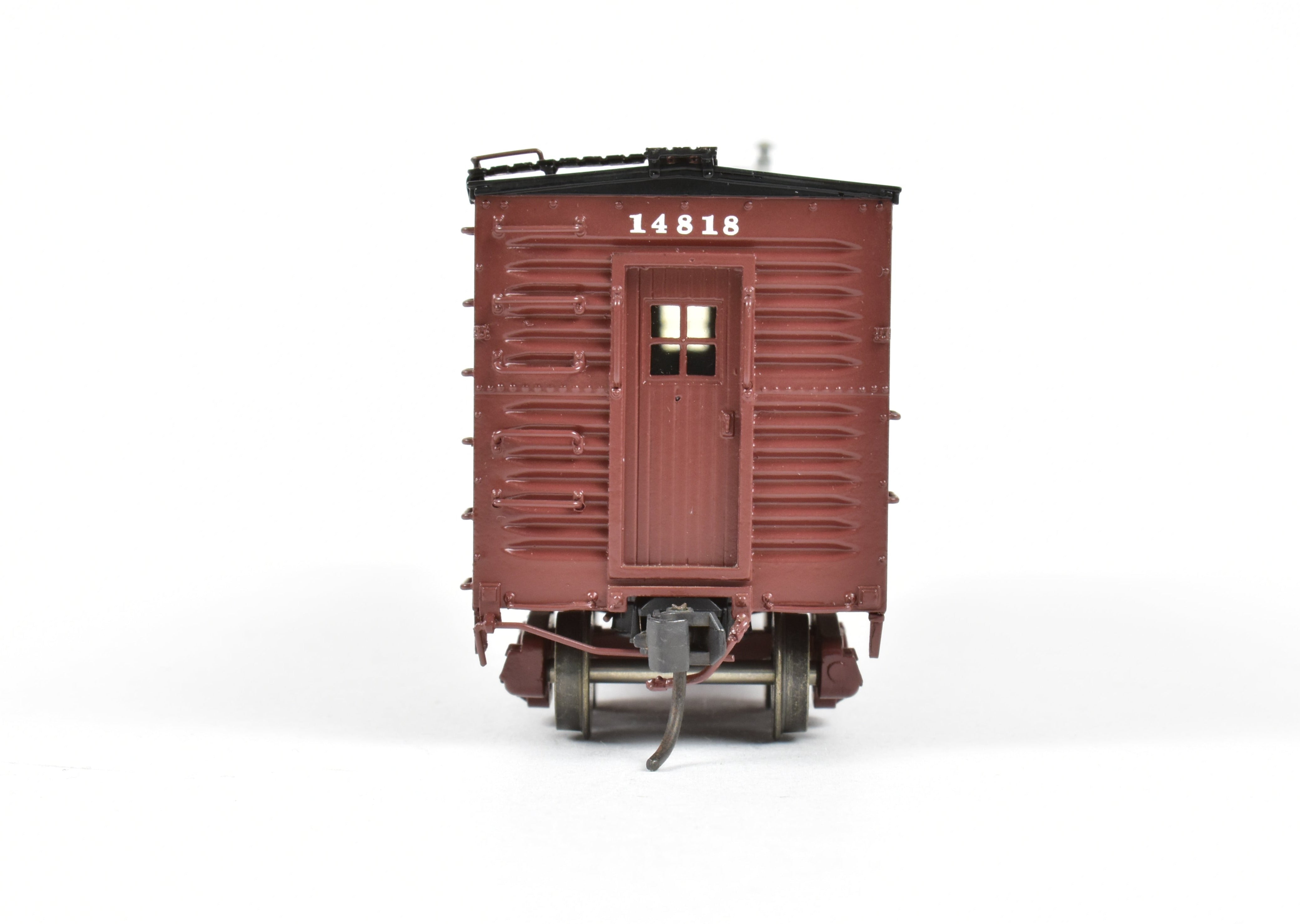 High - Quality HO Scale Brass Model Railway Classics CB&Q - Burlington Route War Emergency Waycar with Factory Painting and REBOXX Design