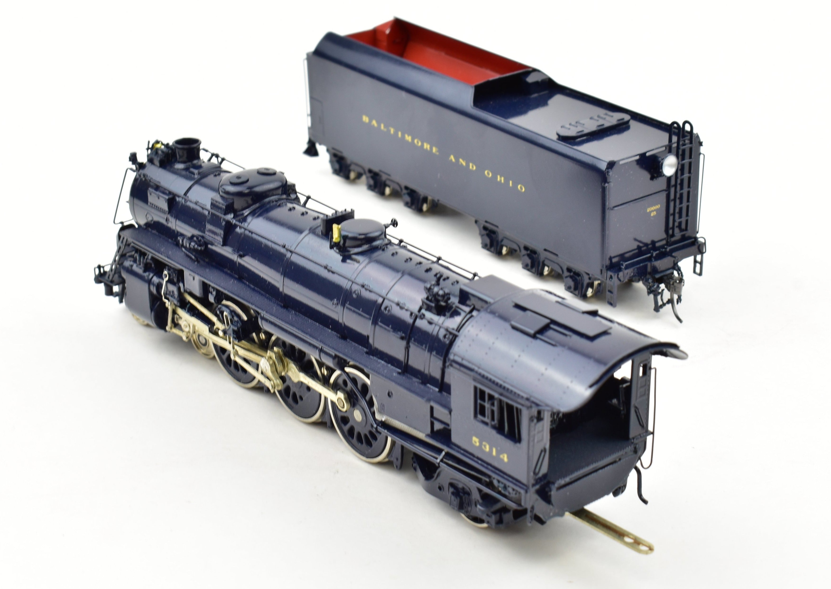 HO Scale Brass Key Imports B&O P-7e 4-6-2 Pacific #5314 Custom Series 47 FP Model