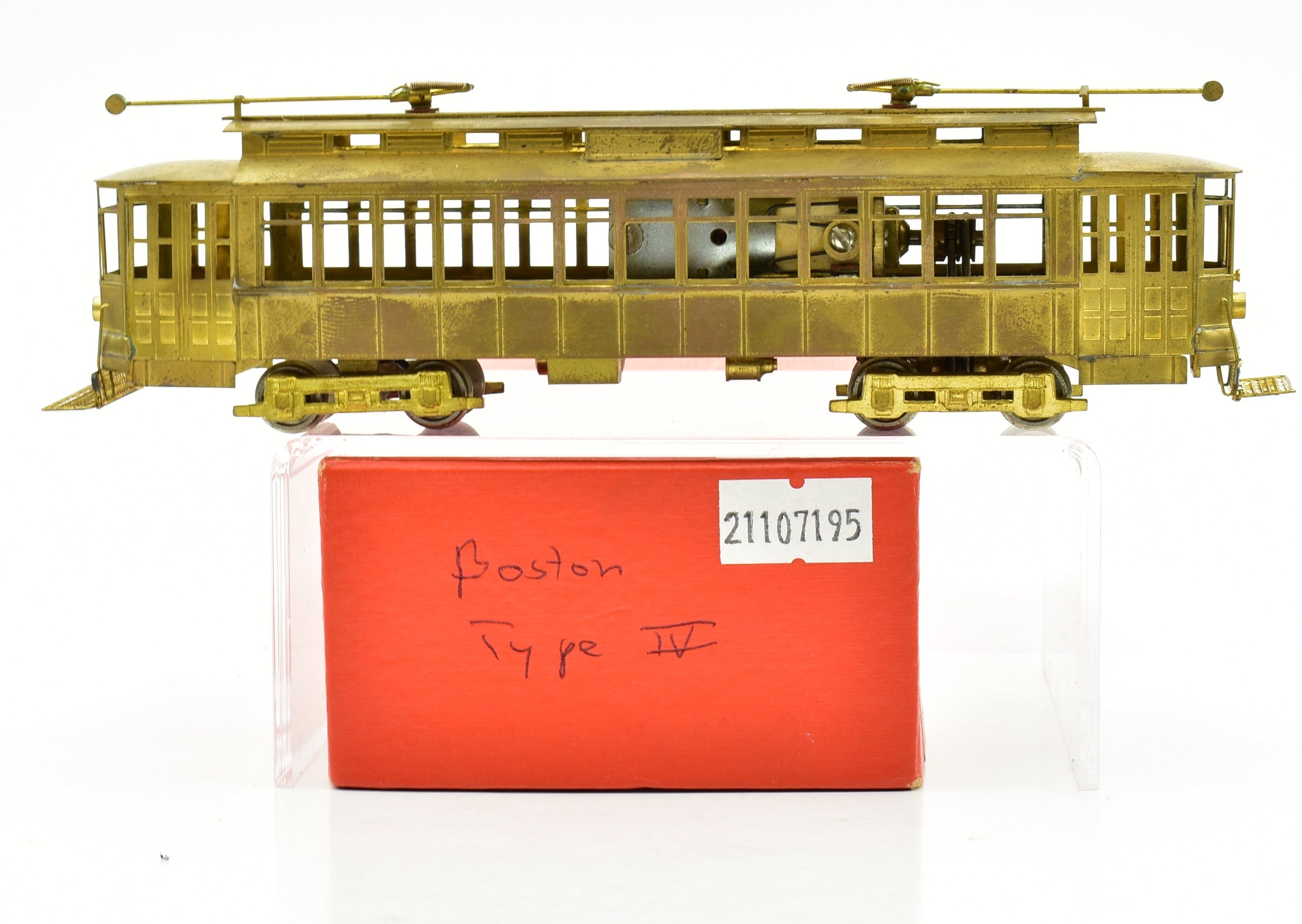 HO Scale Brass Model of Fairfield Models BER - Boston Elevated Railroad Type IV Car