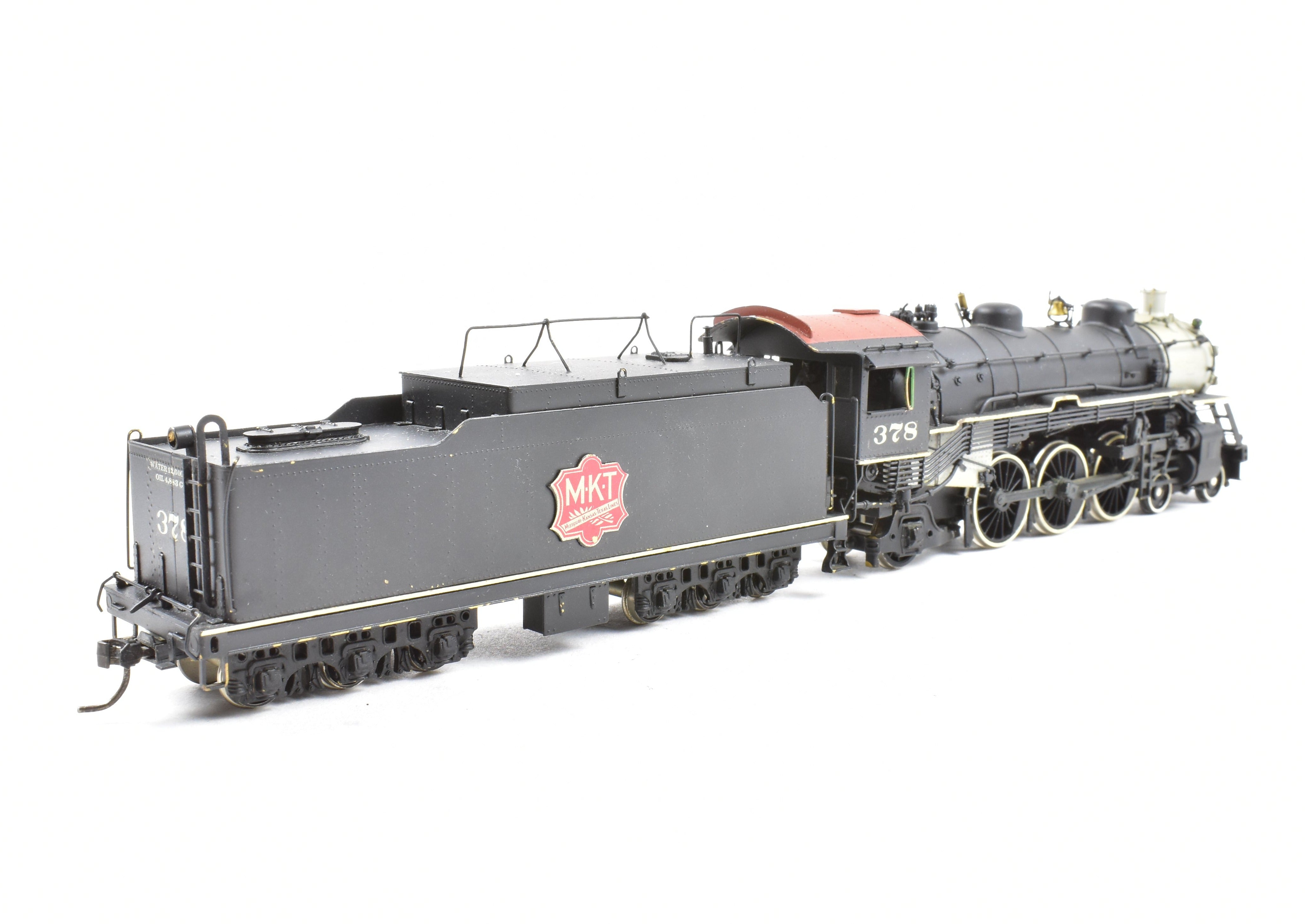 Custom Painted HO Brass Hallmark Models MKT Missouri Kansas Texas 4-6-2 H-3A Pacific #378