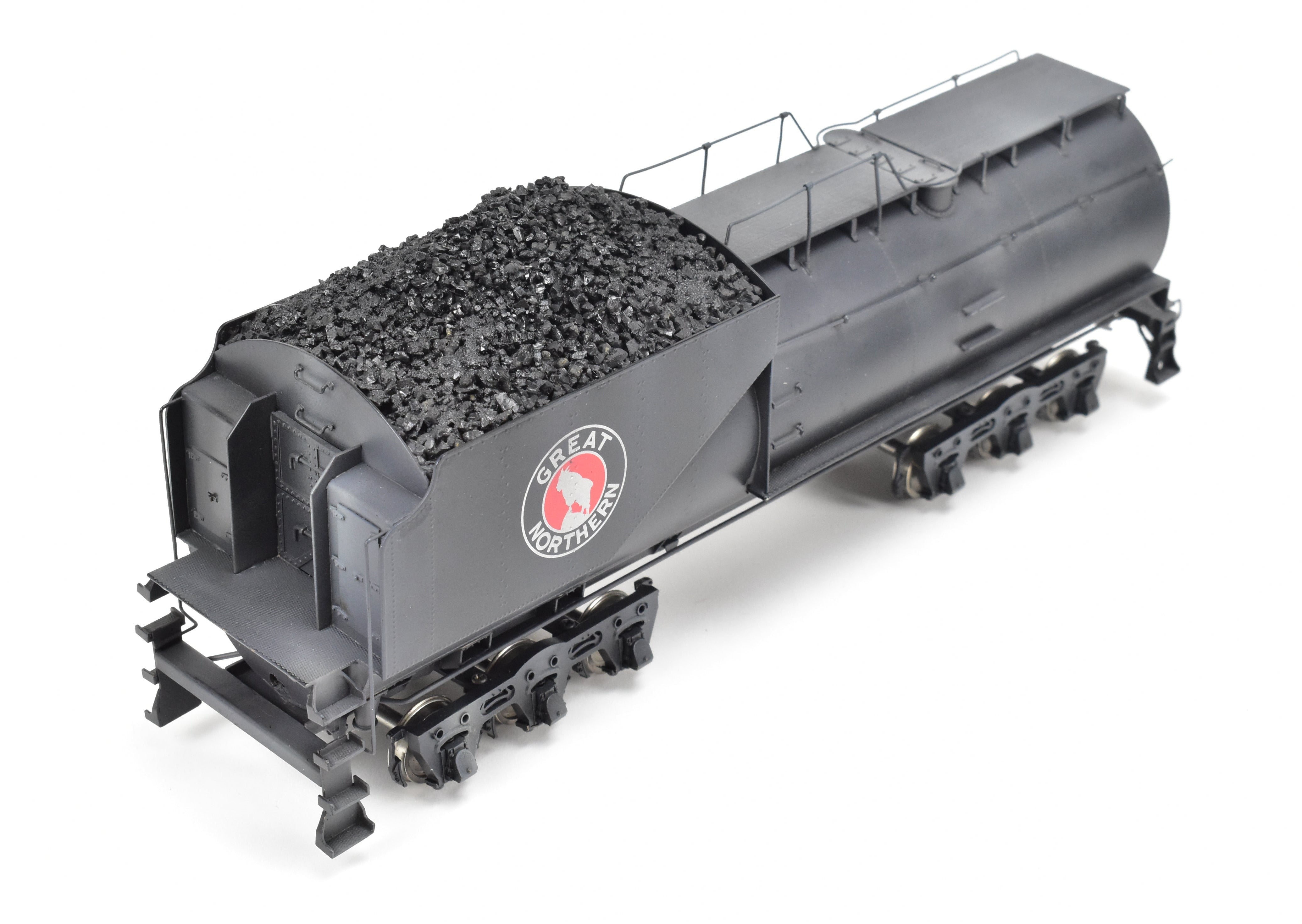 O Scale Brass Model Train - Pecos River Brass Great Northern Class P - 2 4 - 8 - 2 Mountain Steam Locomotive, Black, No. 2519