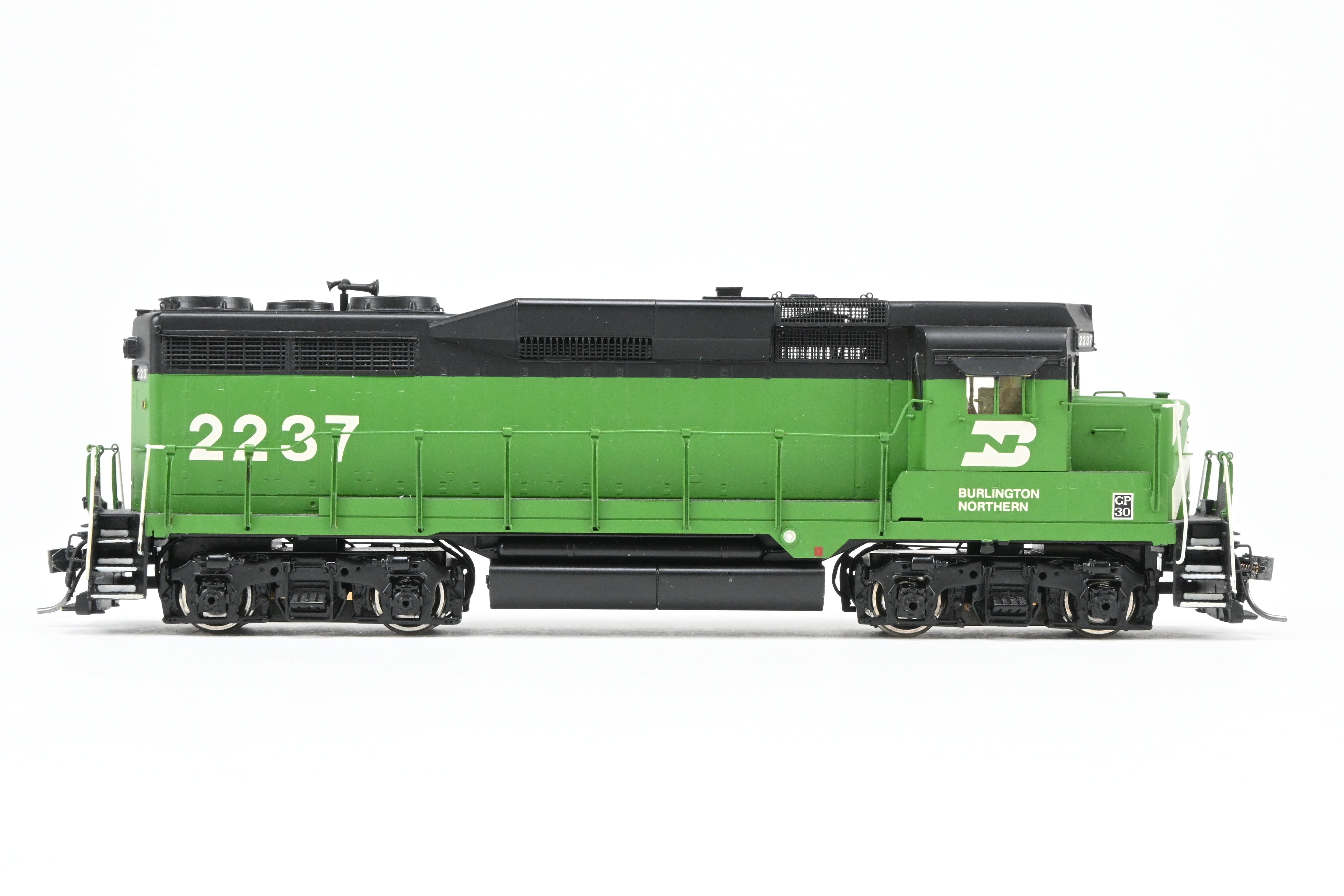 HO Scale Brass Cylinder - Challenger Imports Burlington Northern EMD GP30 Phase II Freight Model in Replacement Box