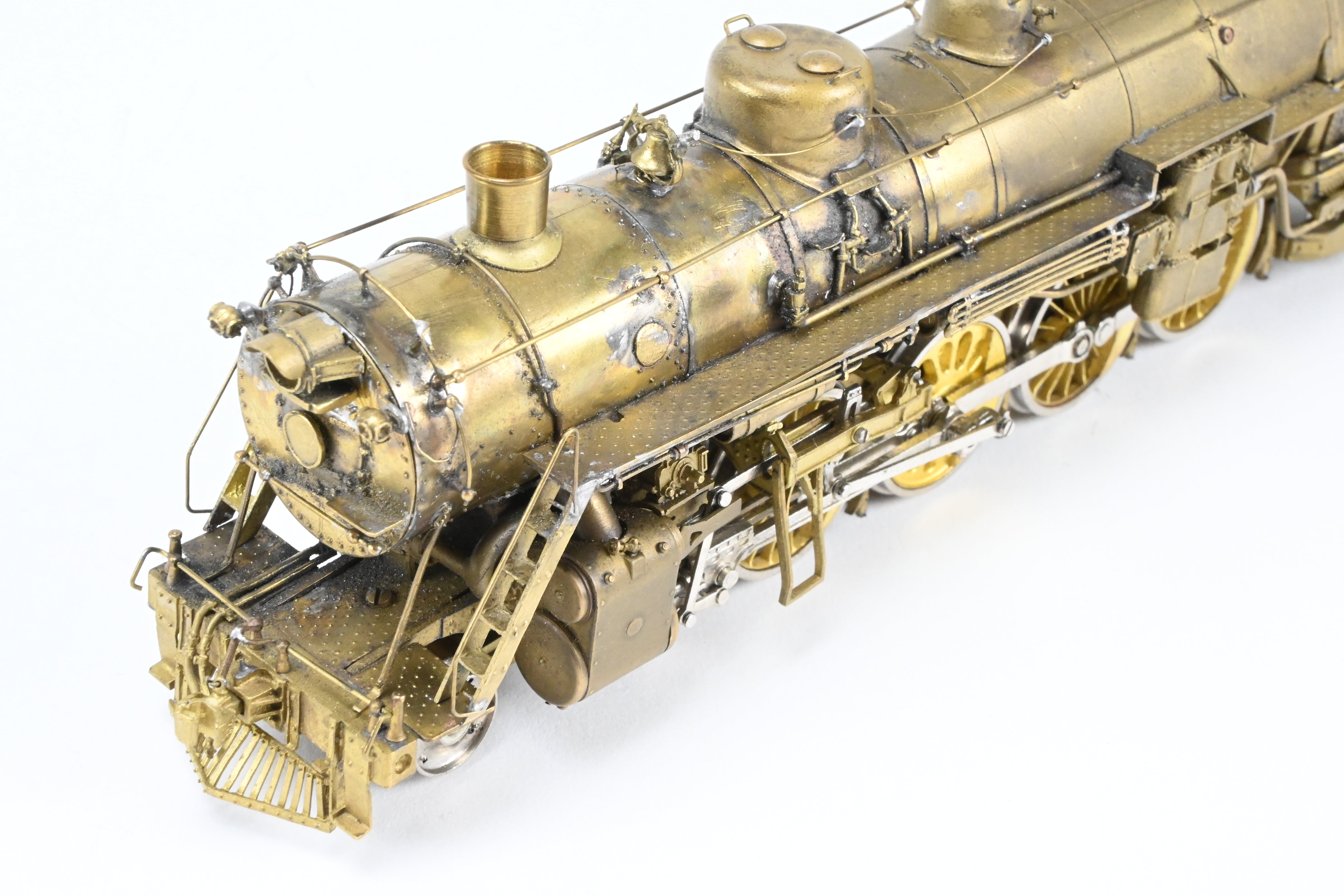 HO Scale Brass Model Train - Overland Models CB&Q - Burlington Route B-1A 4-8-2 Custom Modified by Joe G. Collias