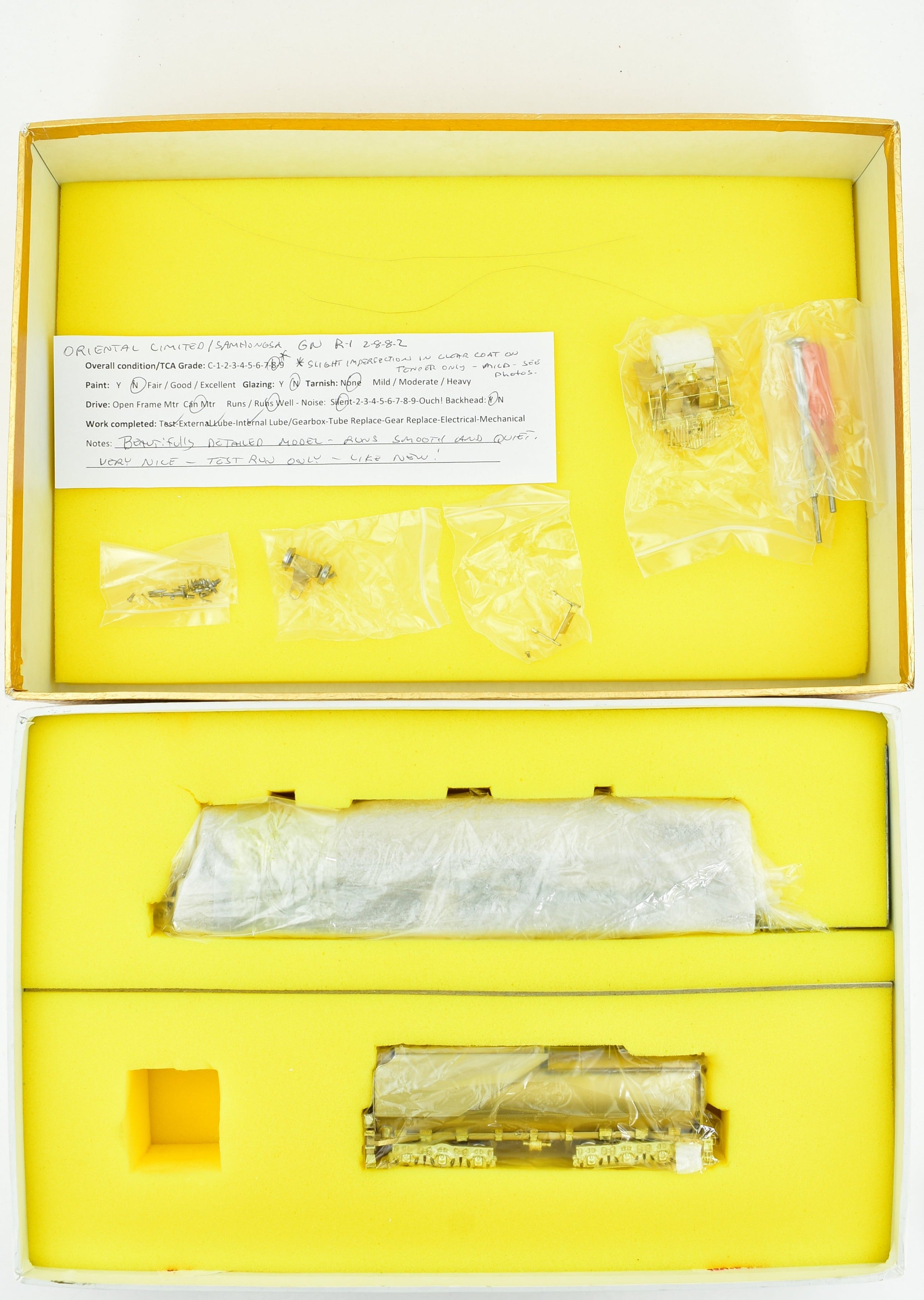 HO Scale Brass Great Northern R - 1 2 - 8 - 8 - 2 Open Cab Version Model Train by Oriental Limited