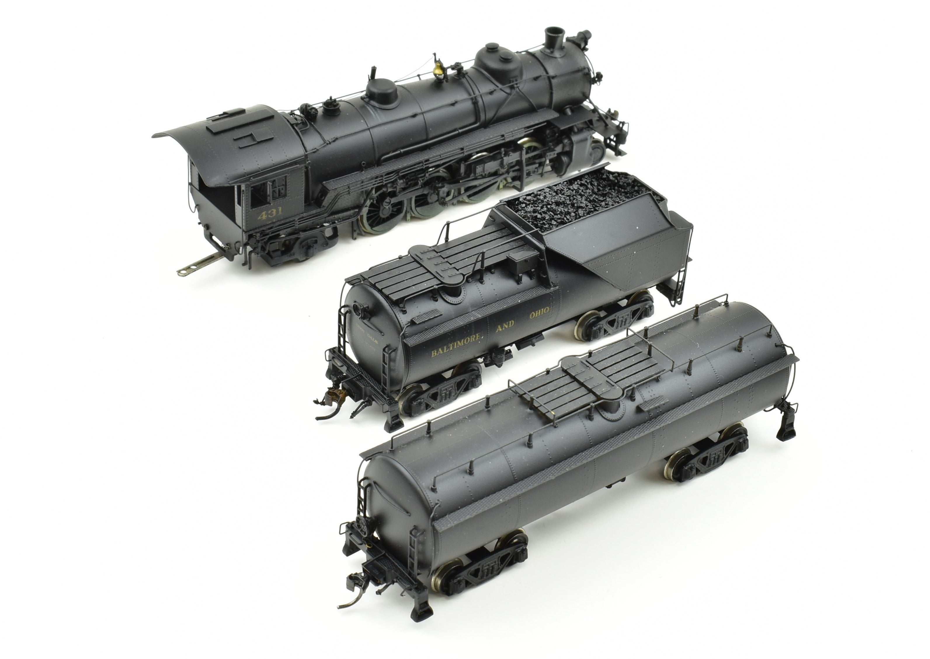 HO Brass Custom Painted B&O Q-4b 2-8-2 Mikado by Westside Model Co.