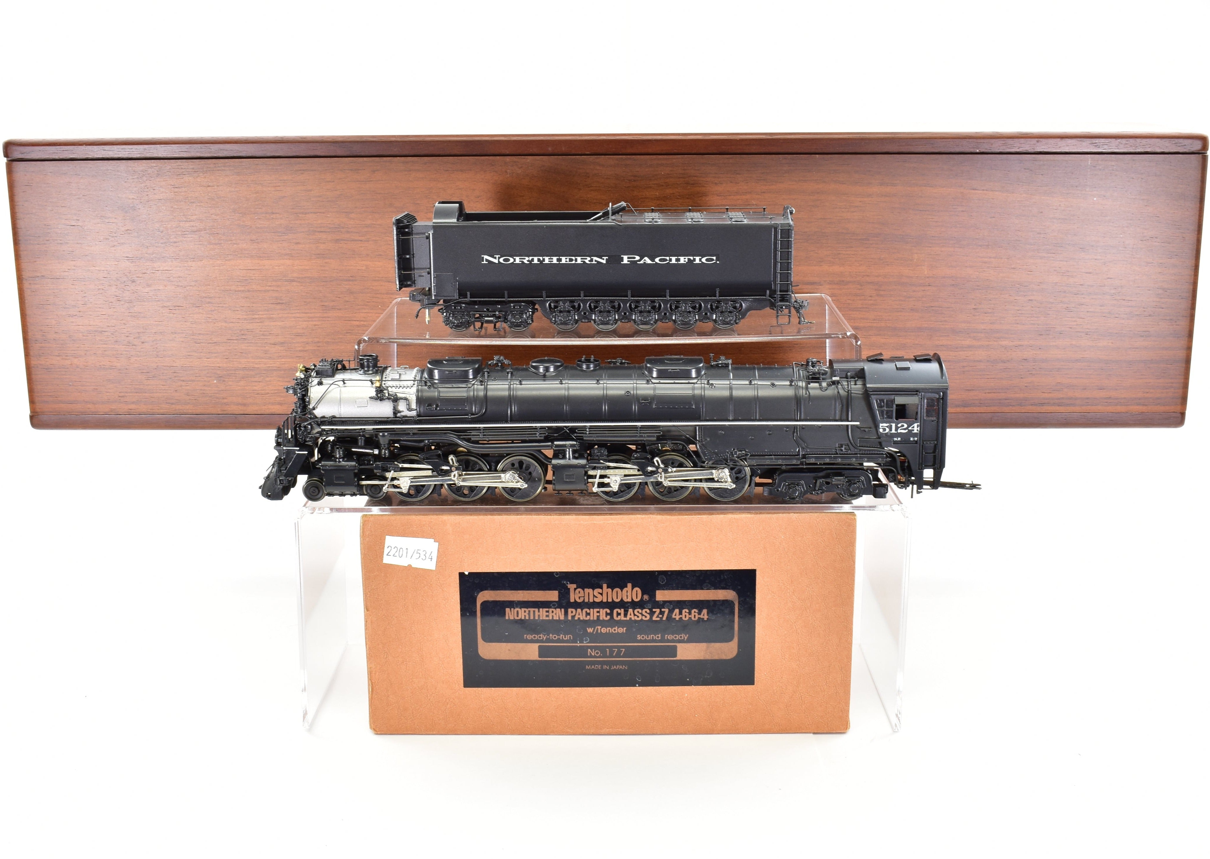 1995 HO Brass PFM - Tenshodo Northern Pacific Class Z-7 4-6-6-4 FP Model