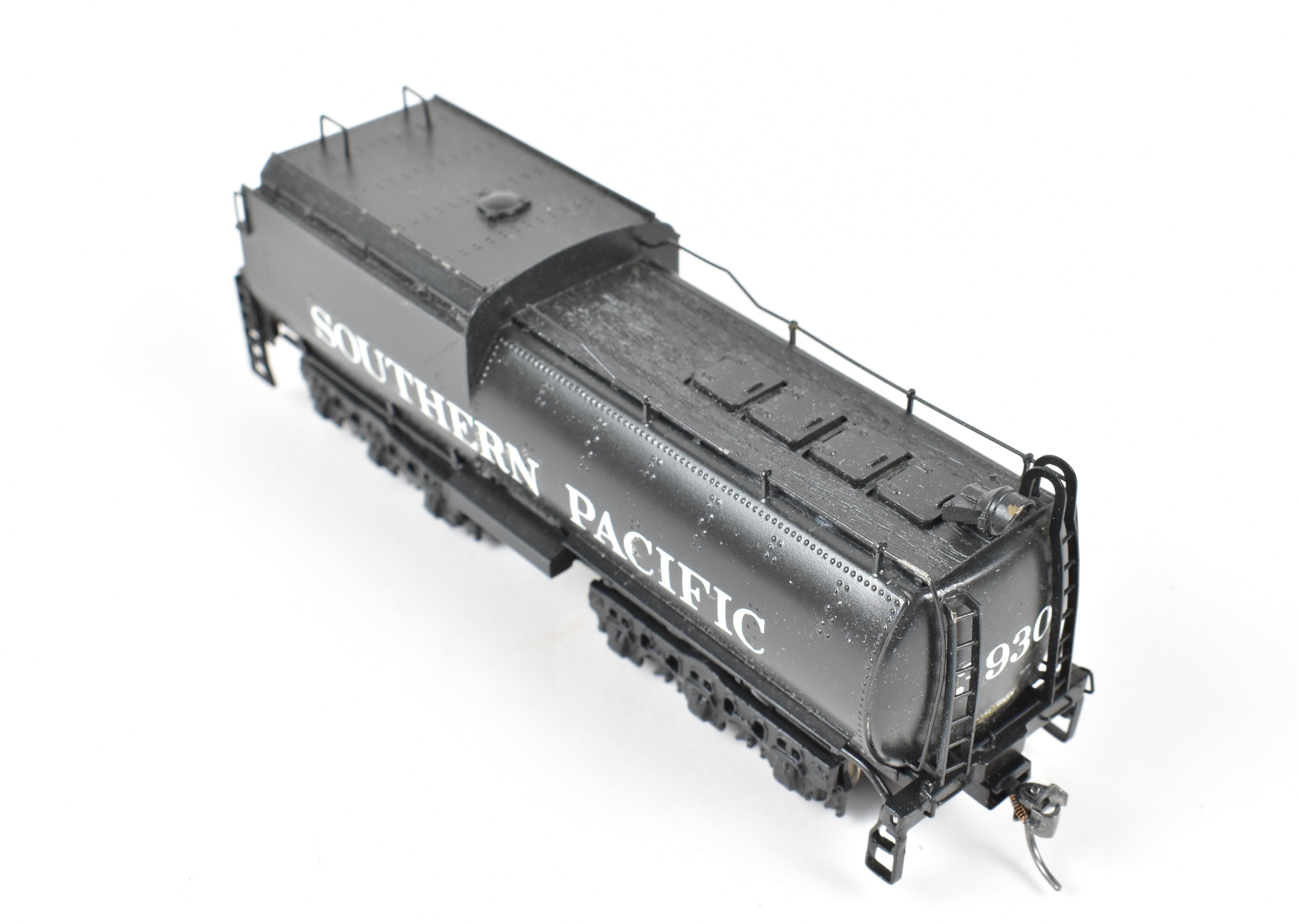 HO Scale Custom - Painted Brass Balboa Southern Pacific 12,000 Gallon Vanderbilt Tender for Model Trains (TENDER ONLY)