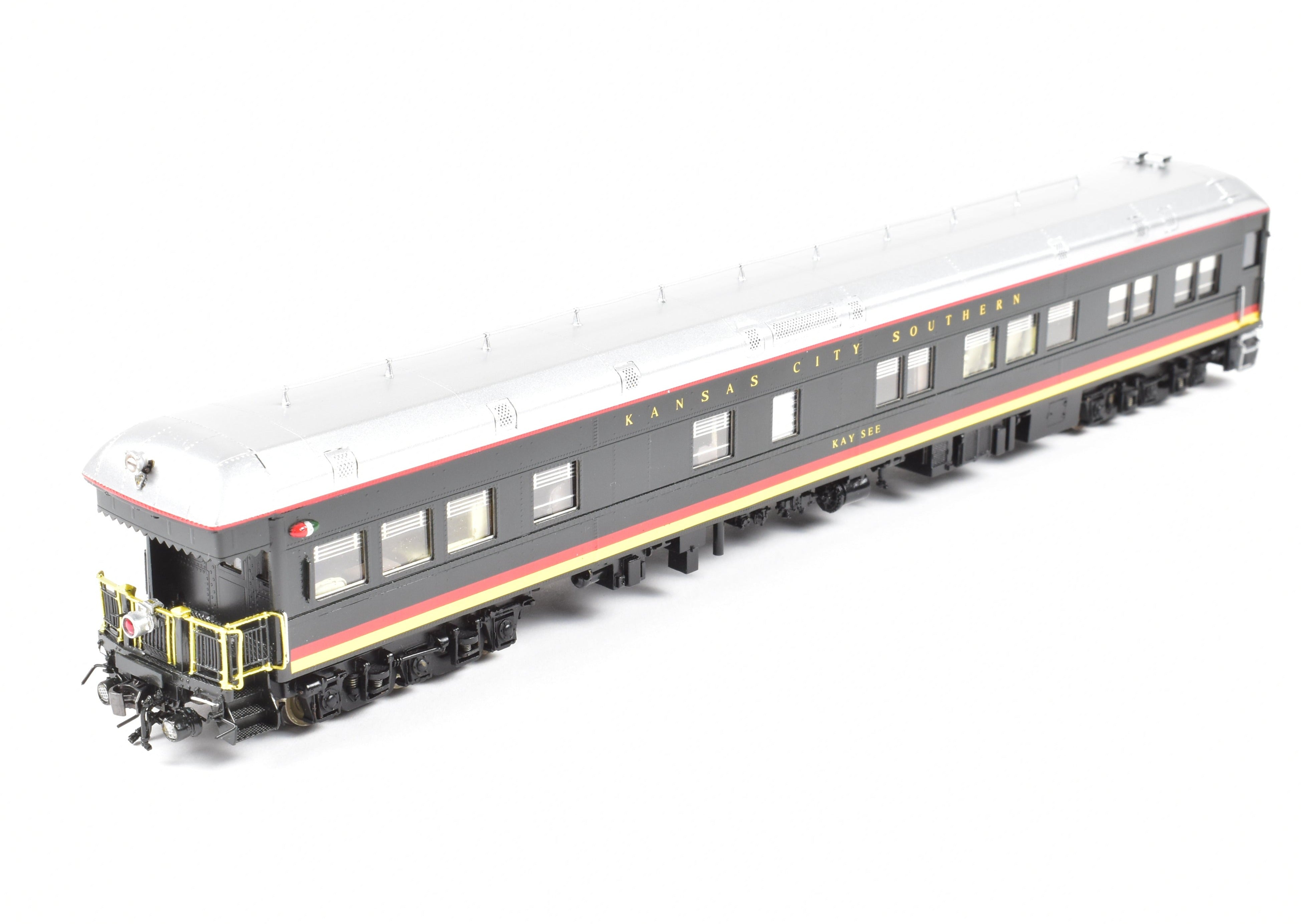 Rare HO Brass Hallmark KCS Kansas City Southern 1950 Rebuilt Business Car