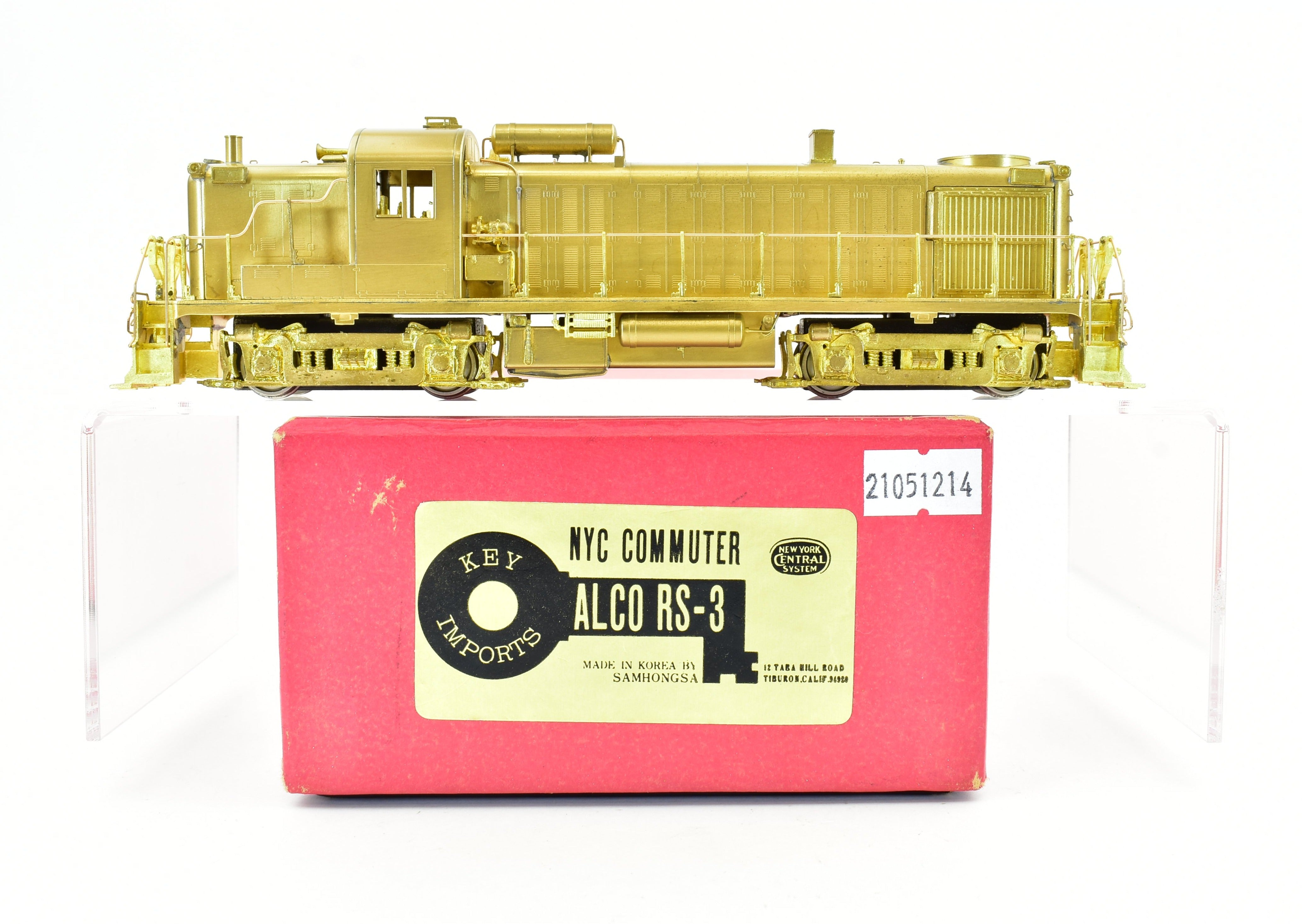 HO Brass Key Imports NYC - New York Central ALCO RS - 3 Unique Commuter Version from 80s