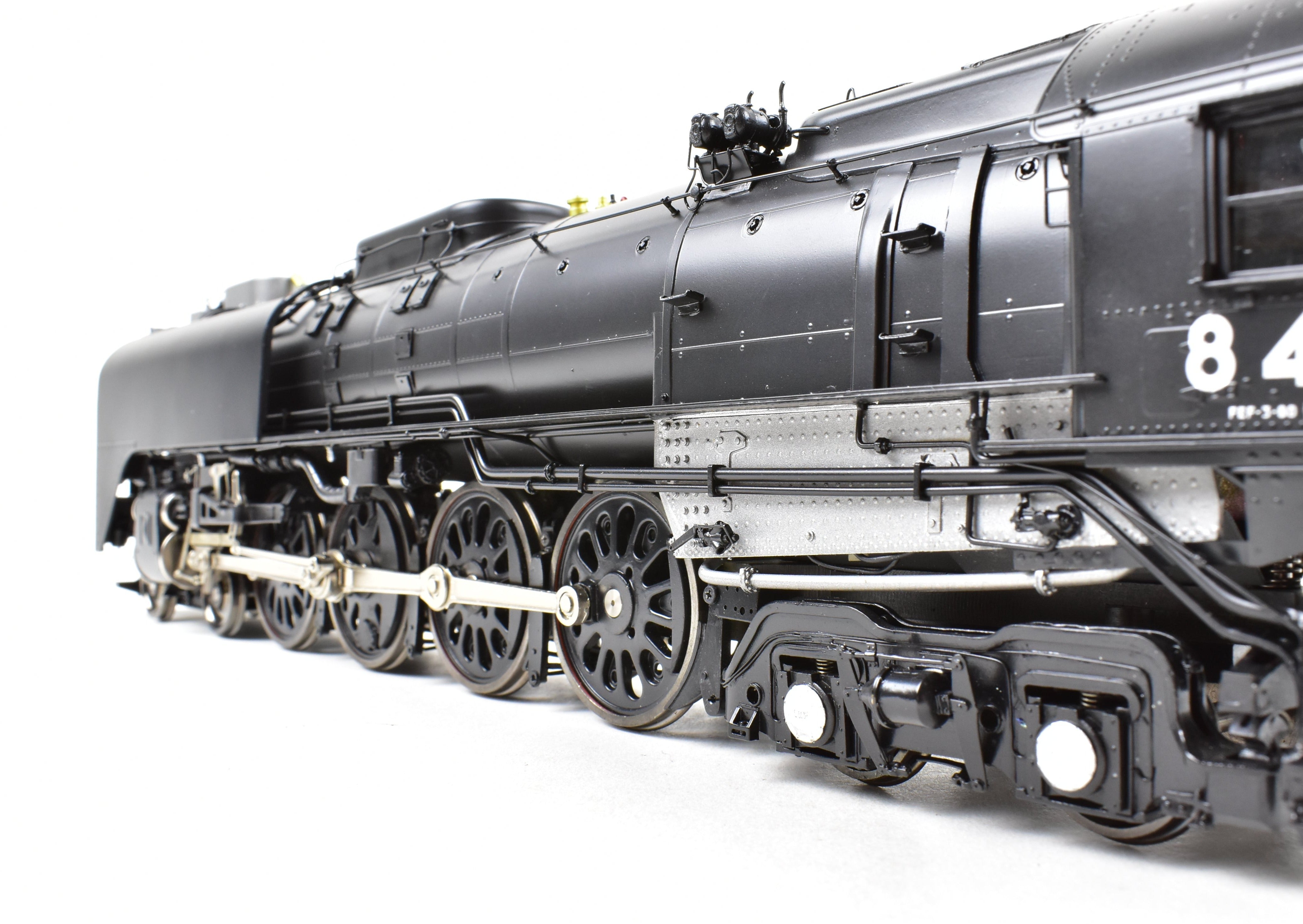 O Scale Model Train - Overland Models, Inc. Union Pacific FEF - 3 4 - 8 - 4 Steam Locomotive from the 1996 - 1997 Excursion Era