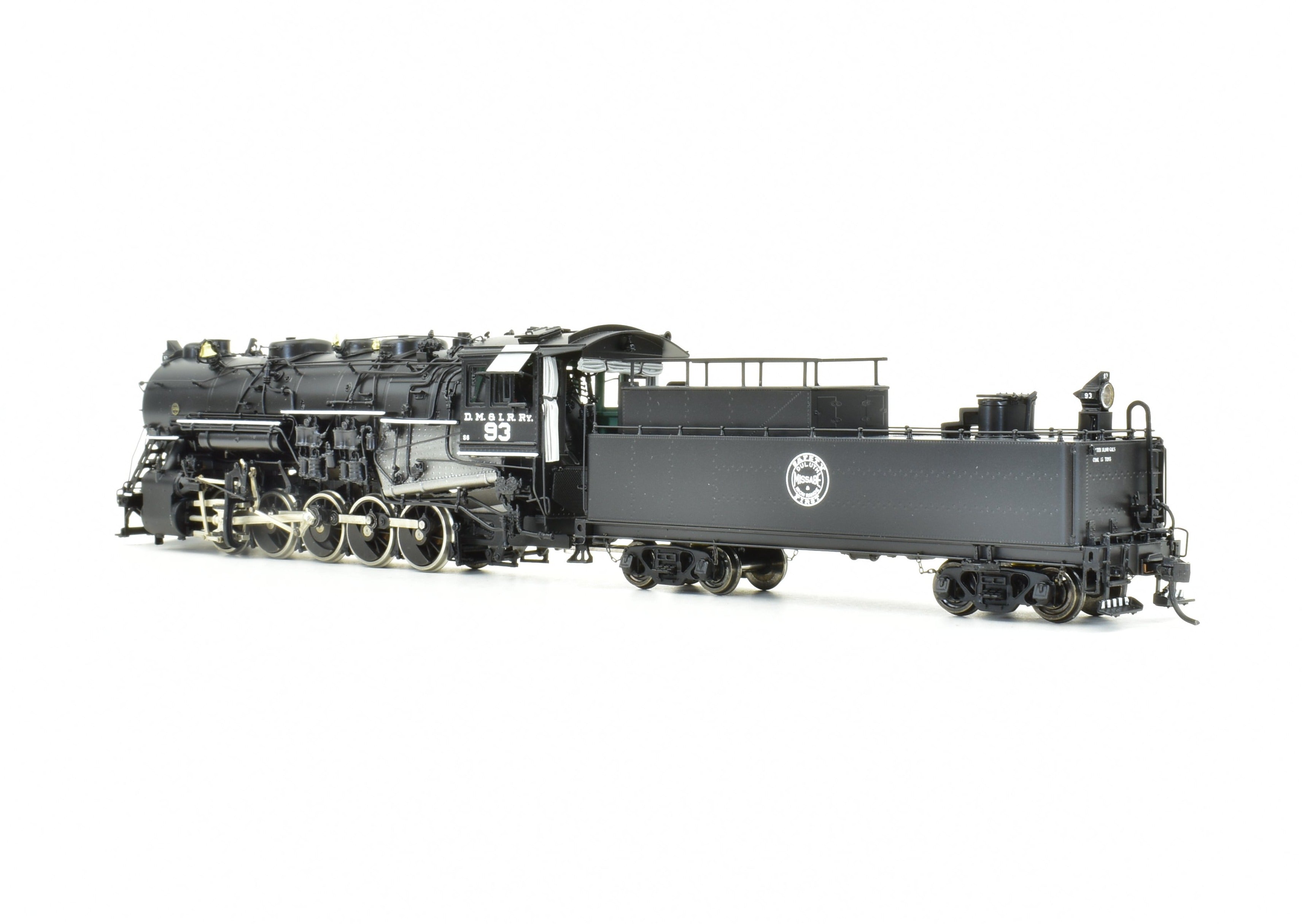 HO Scale Brass Model Train - Precision Scale Co. DM&IR S-6 0-10-0 Factory Painted Prototype #93
