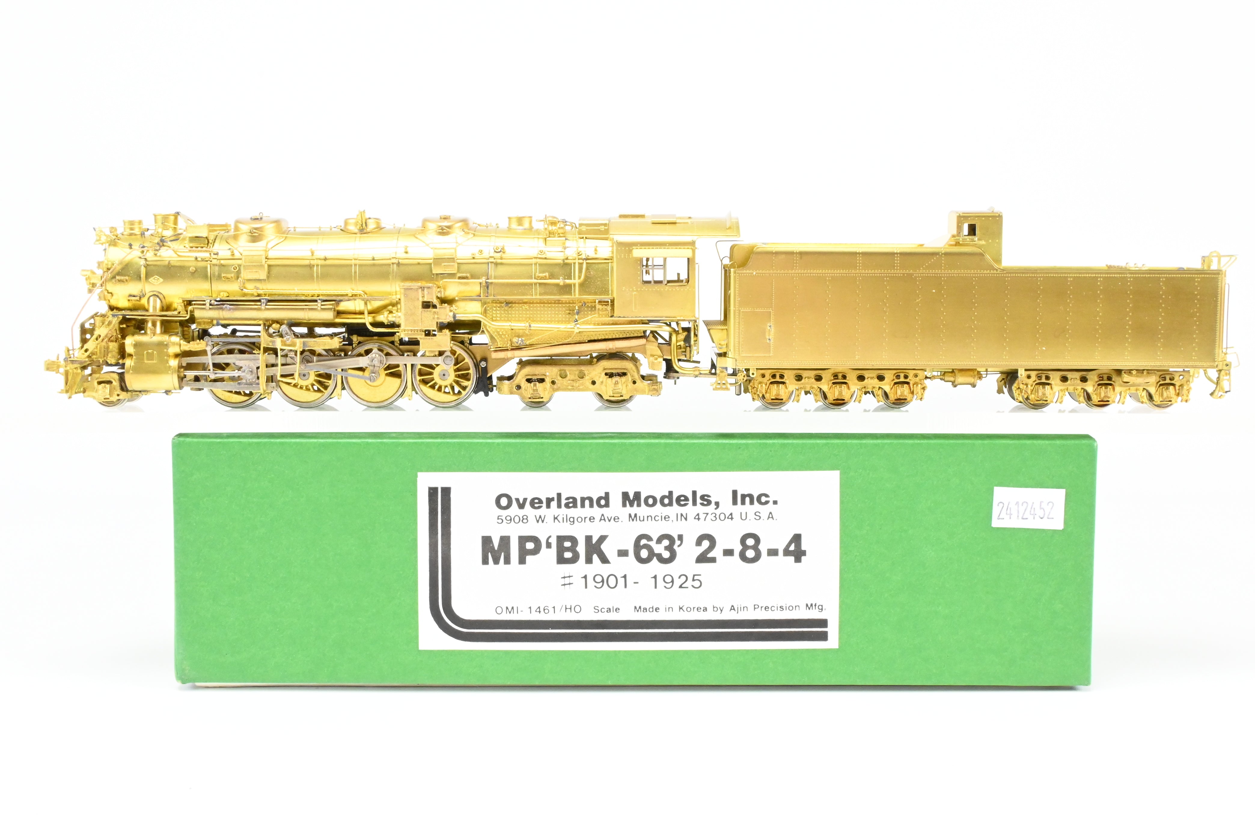 HO Brass OMI by Overland Models: Missouri Pacific BK - 63 2 - 8 - 4 Nos. 1901 - 1925