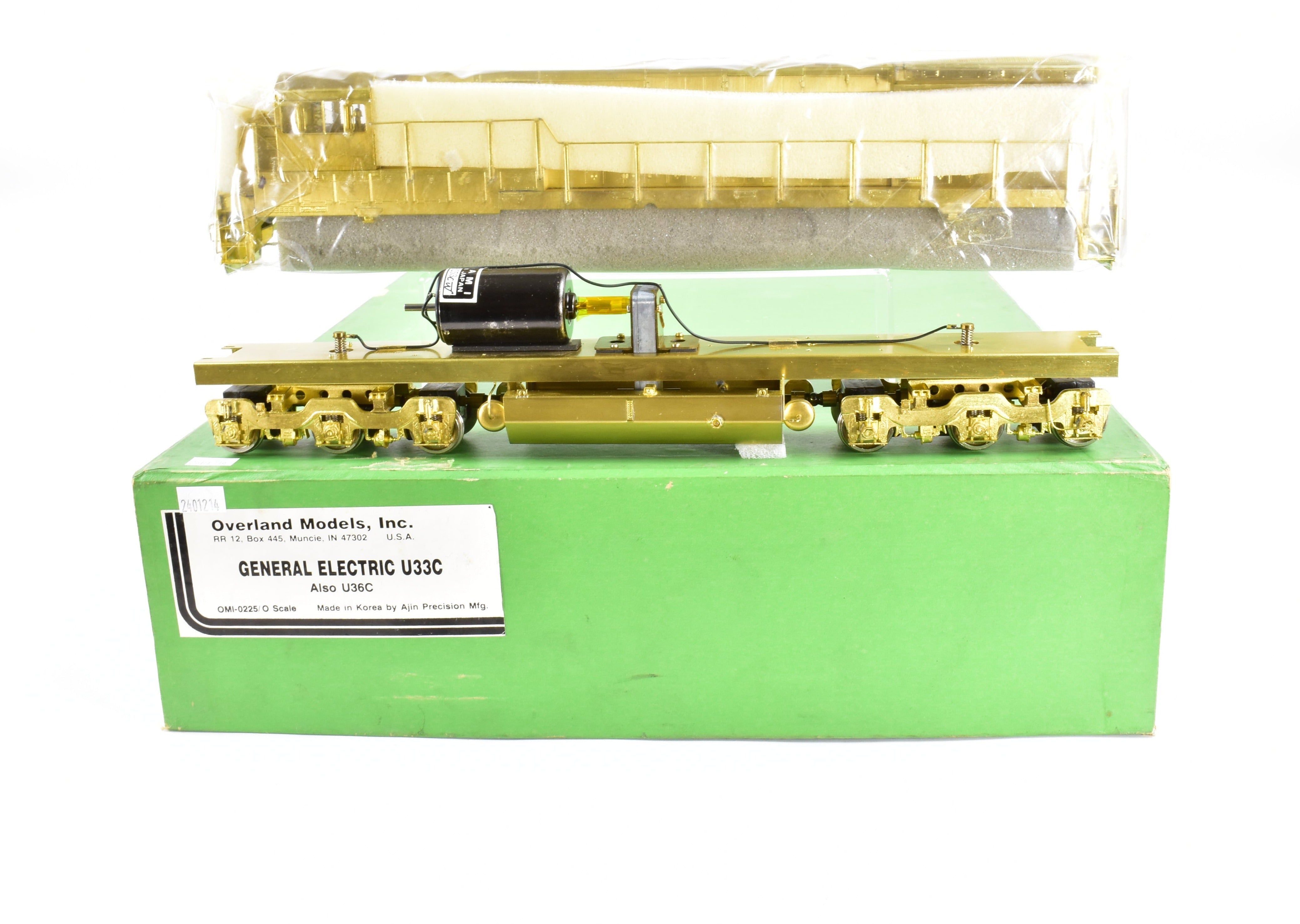 Brass GE U-33C Model by Overland Models, Inc. for Various Roads