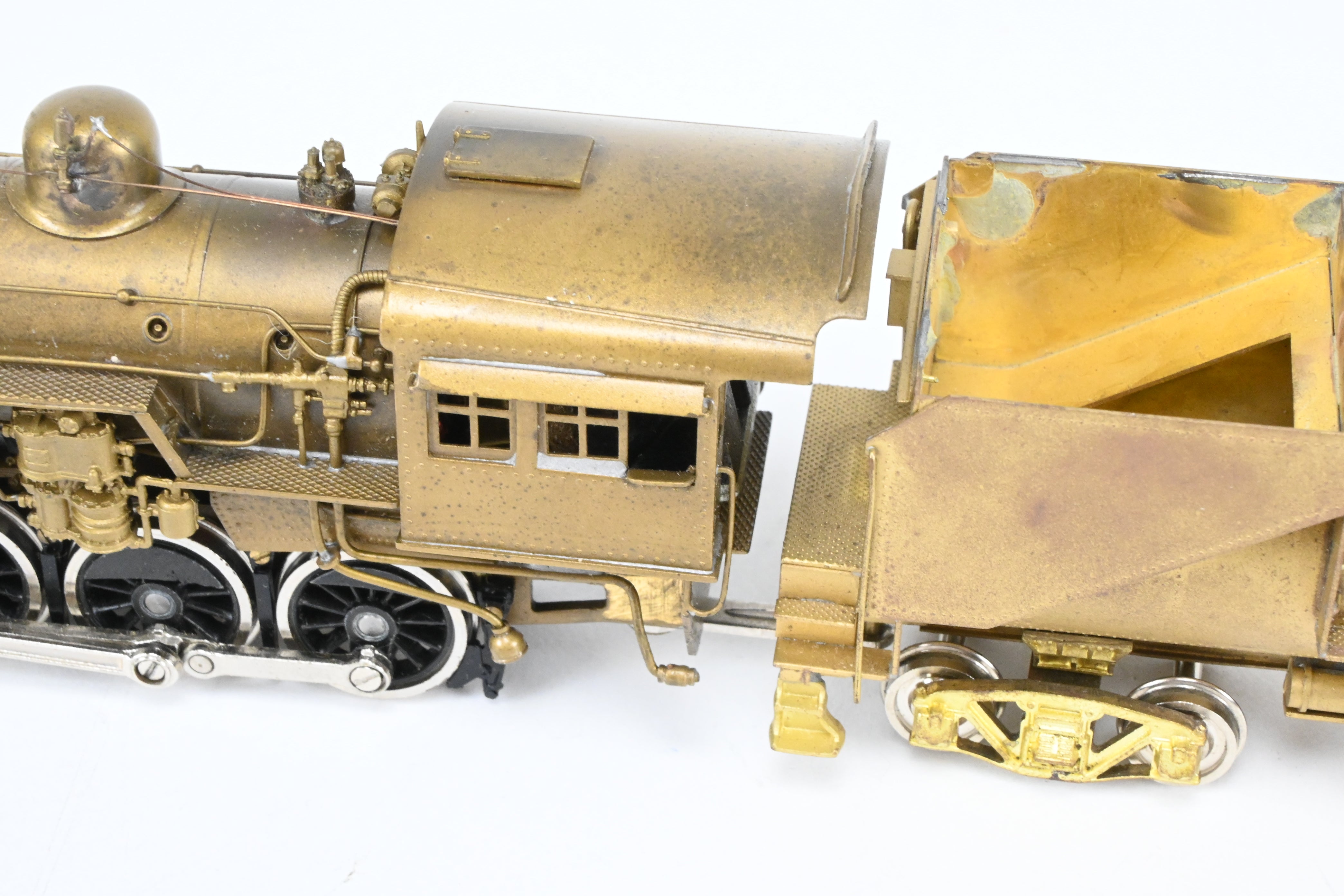 HO Scale Brass PFM United UP Union Pacific 2-8-0 Model with Aftermarket Tender
