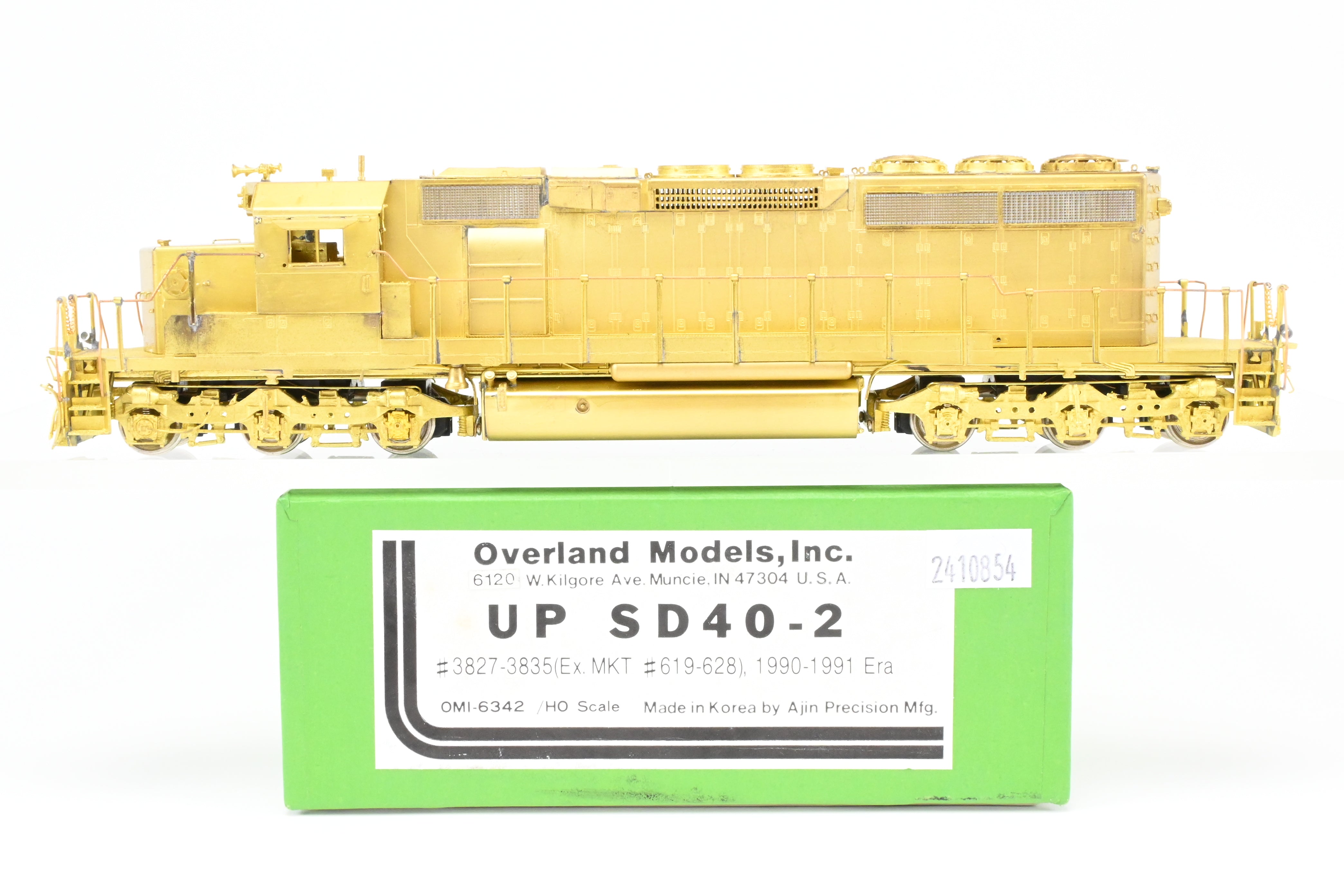 HO Brass OMI UP Union Pacific EMD SD40-2 #3827 - 3835 Former MKT Model