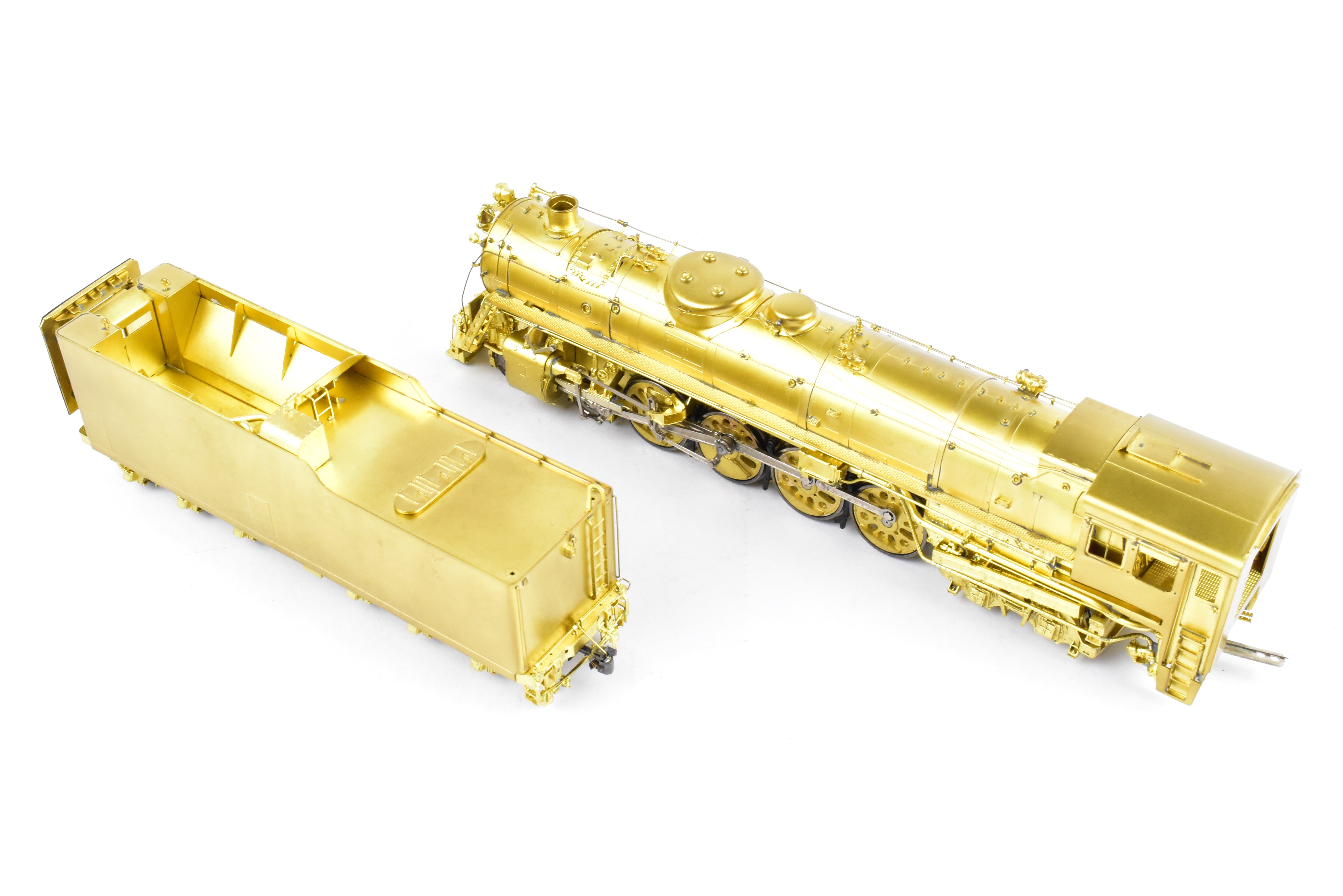 HO Scale Brass Model Train - Overland Models, Inc. MILW - Milwaukee Road S2a Class 4-8-4 Steam Locomotive with Squared Boiler Front, as Rebuilt, Close Domes