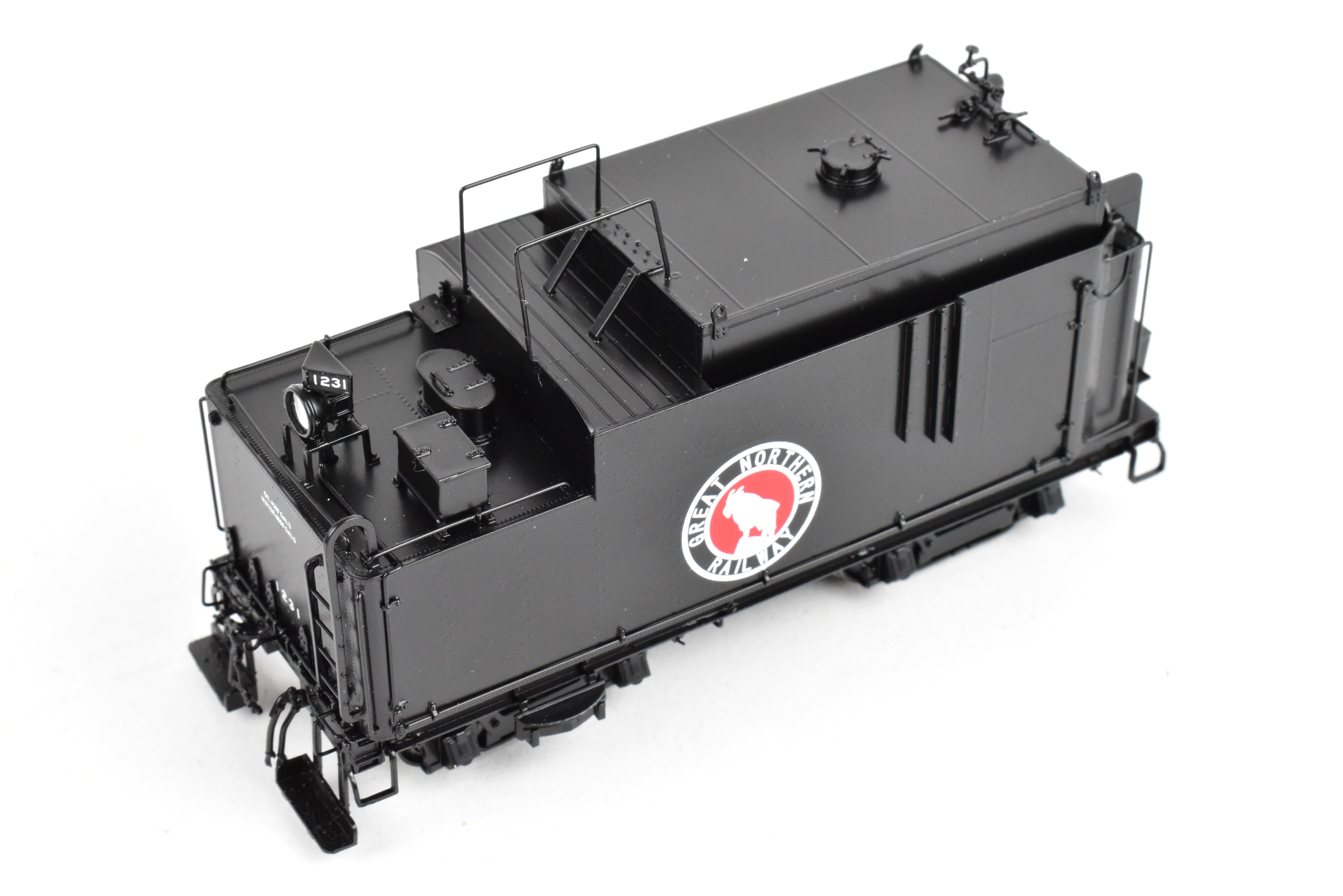 HO Brass GN - Great Northern F-8 2-8-0 FP Black Oil-Fired No. 1231 Model